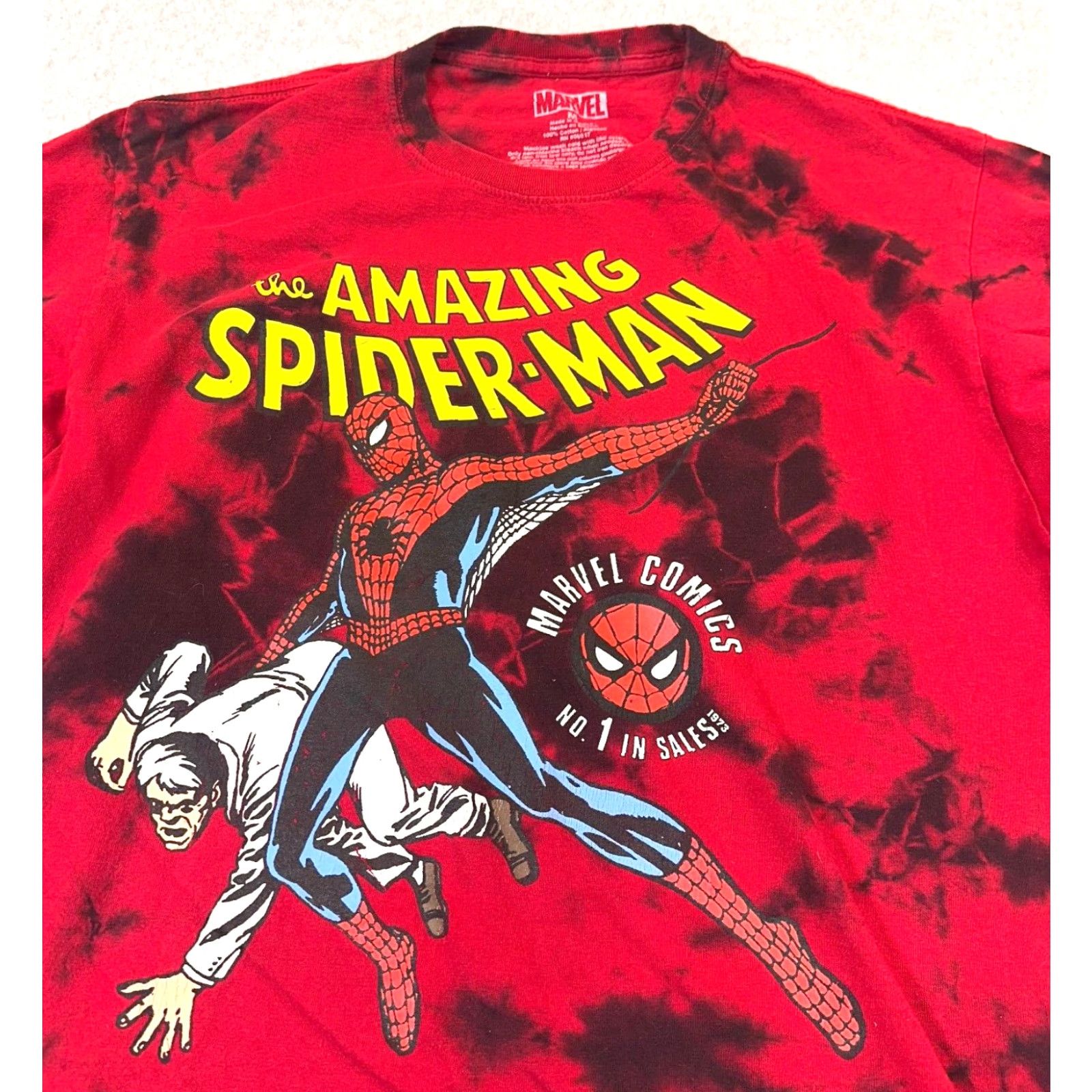 Vintage Marvel Spider-Man Mens Medium T-Shirt Size US M / EU 48-50 / 2 - 3 Thumbnail