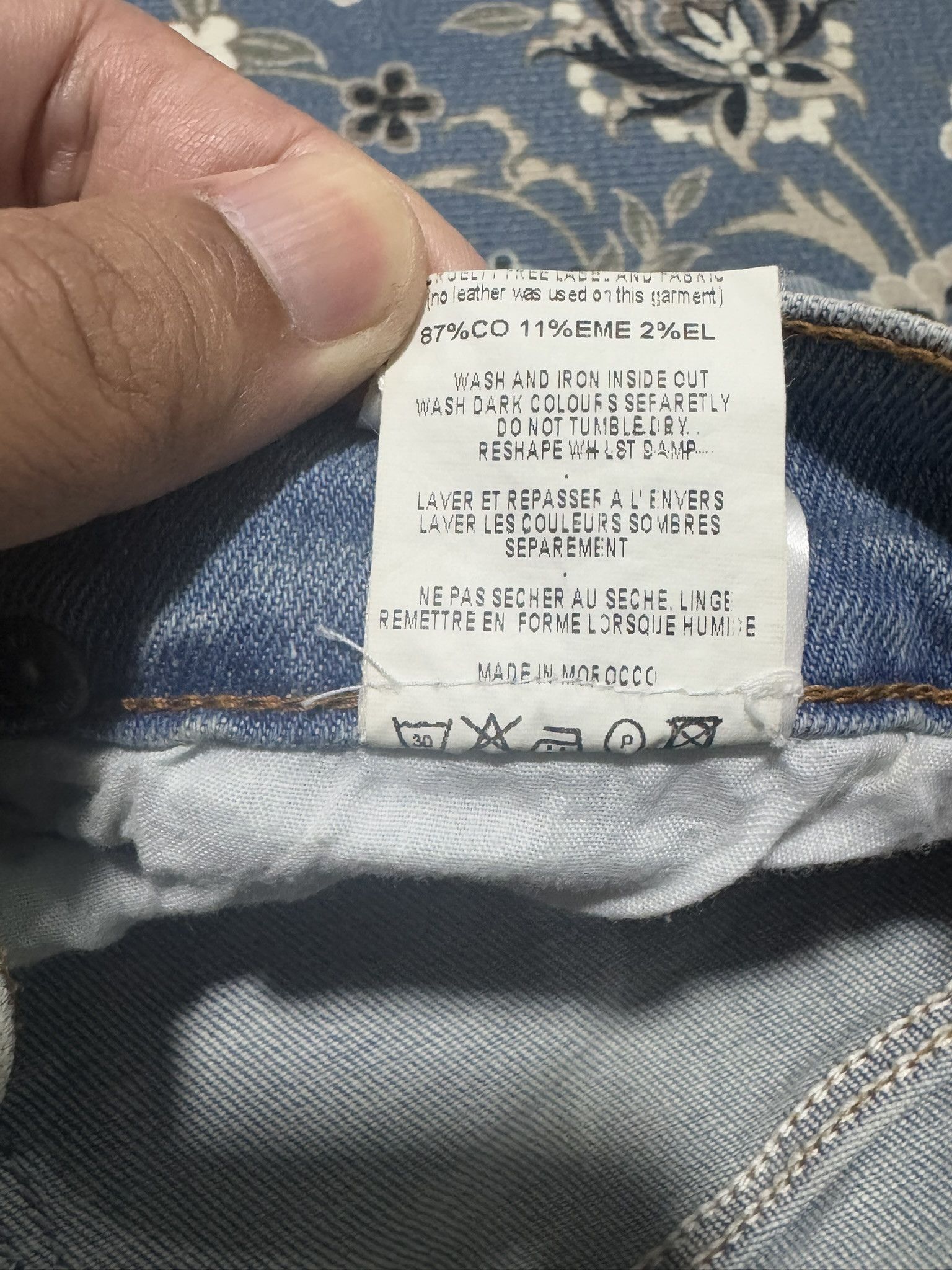 April 77 × Japanese Brand April 77 Joey Ronnie Ashbury Skinny Jeans Size US 27 - 10 Thumbnail