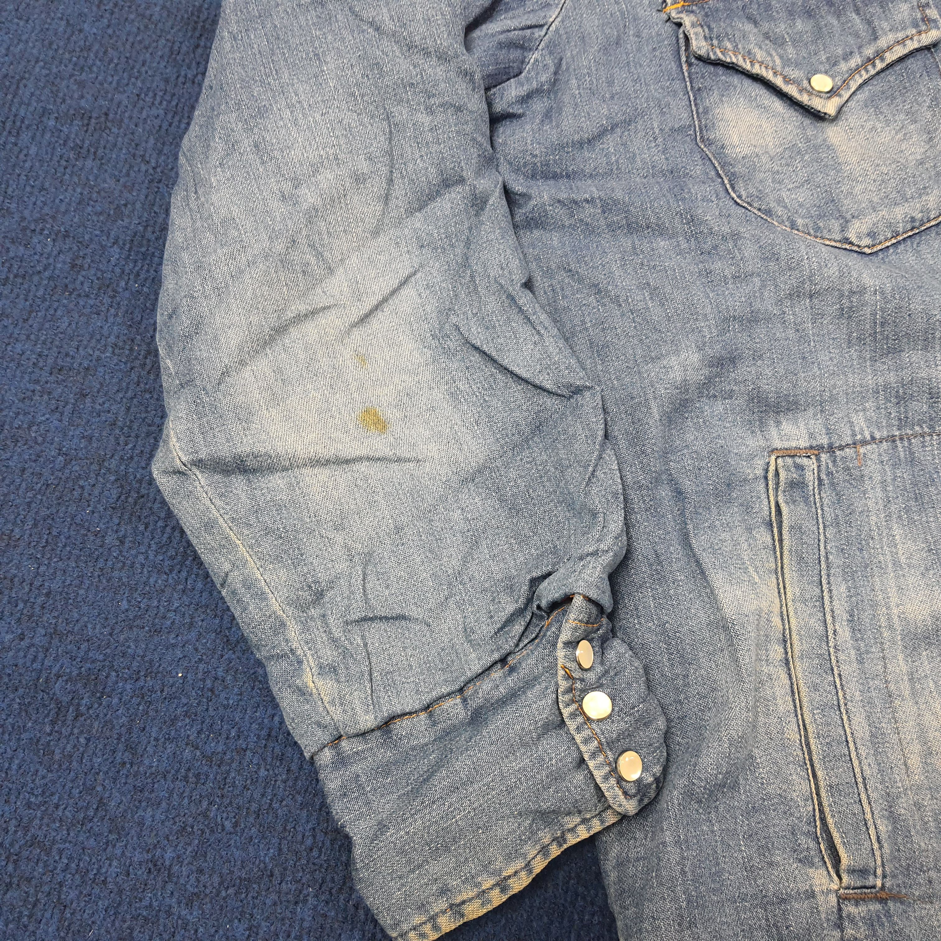 Blue Blue Japan Vintage Blue Blue Japan Denim Button Up Jacket C249N13 Size US M / EU 48-50 / 2 - 12 Thumbnail