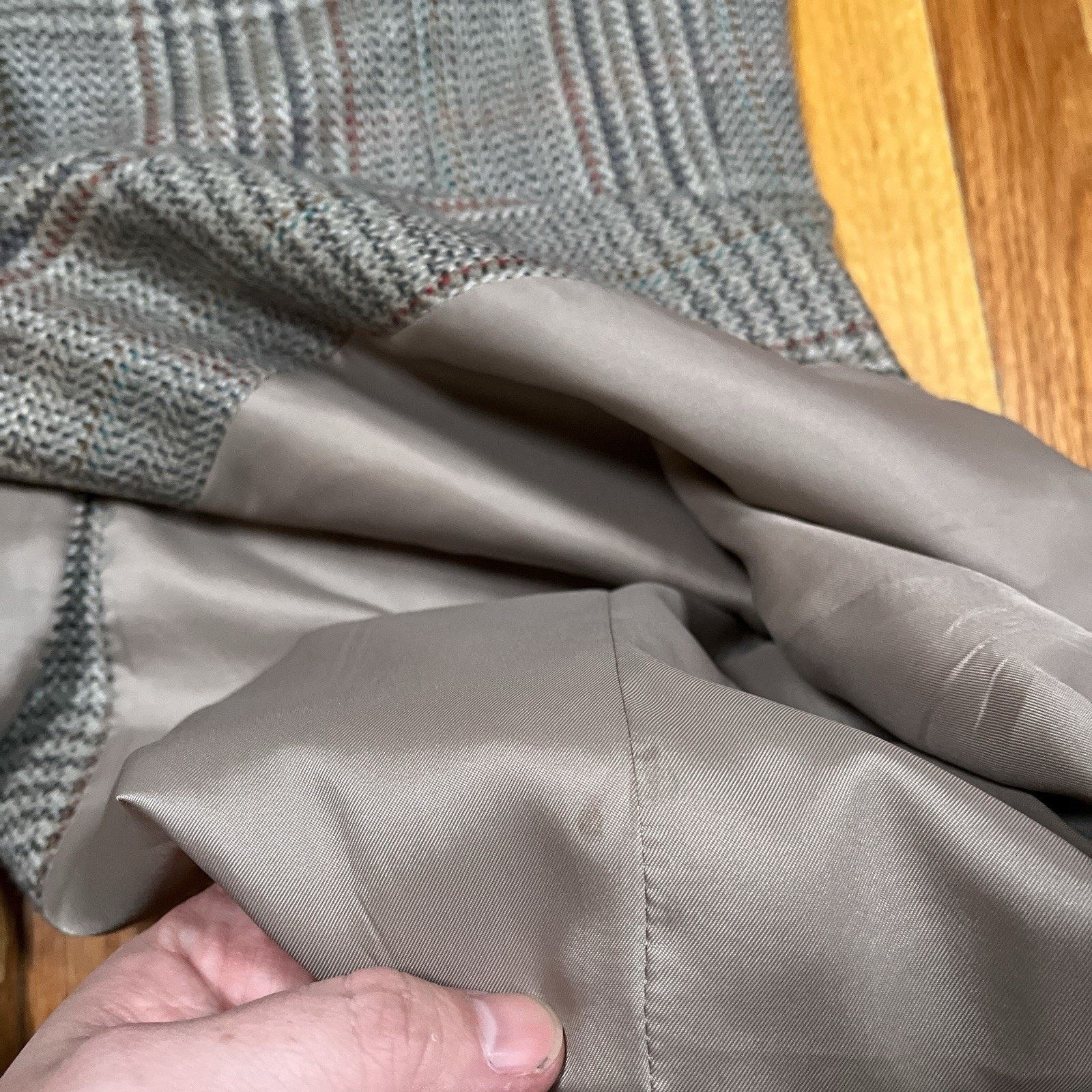 Britches Britches Lambswool Made in Japan Blazer Sport Coat 44L Plaid Size 44L - 14 Thumbnail