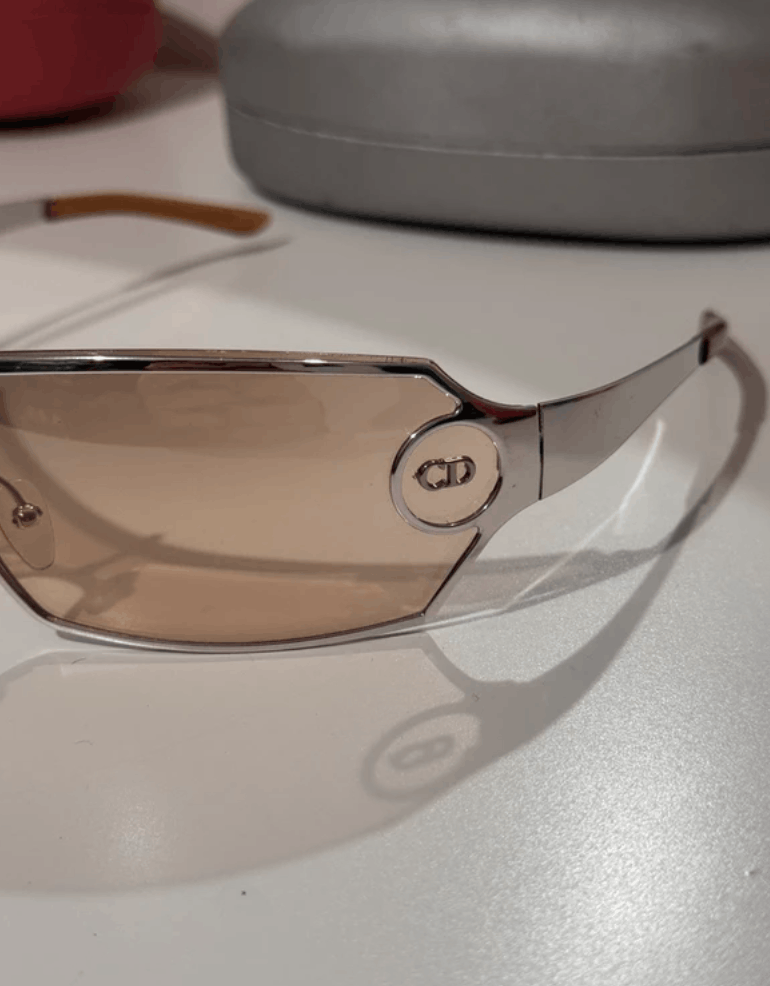 Dior DIOR Sunglasses DIORGO Wrap Shield Mask Ski Galliano Size ONE SIZE - 3 Thumbnail