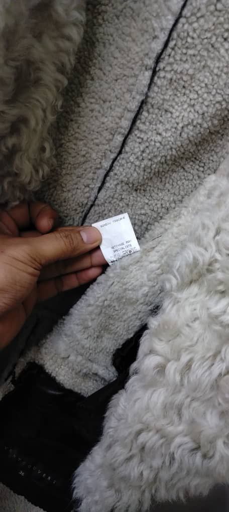 Vintage Ventcouvert black lambskin and Toscana shearling long coat. Size XS / US 0-2 / IT 36-38 - 5 Thumbnail