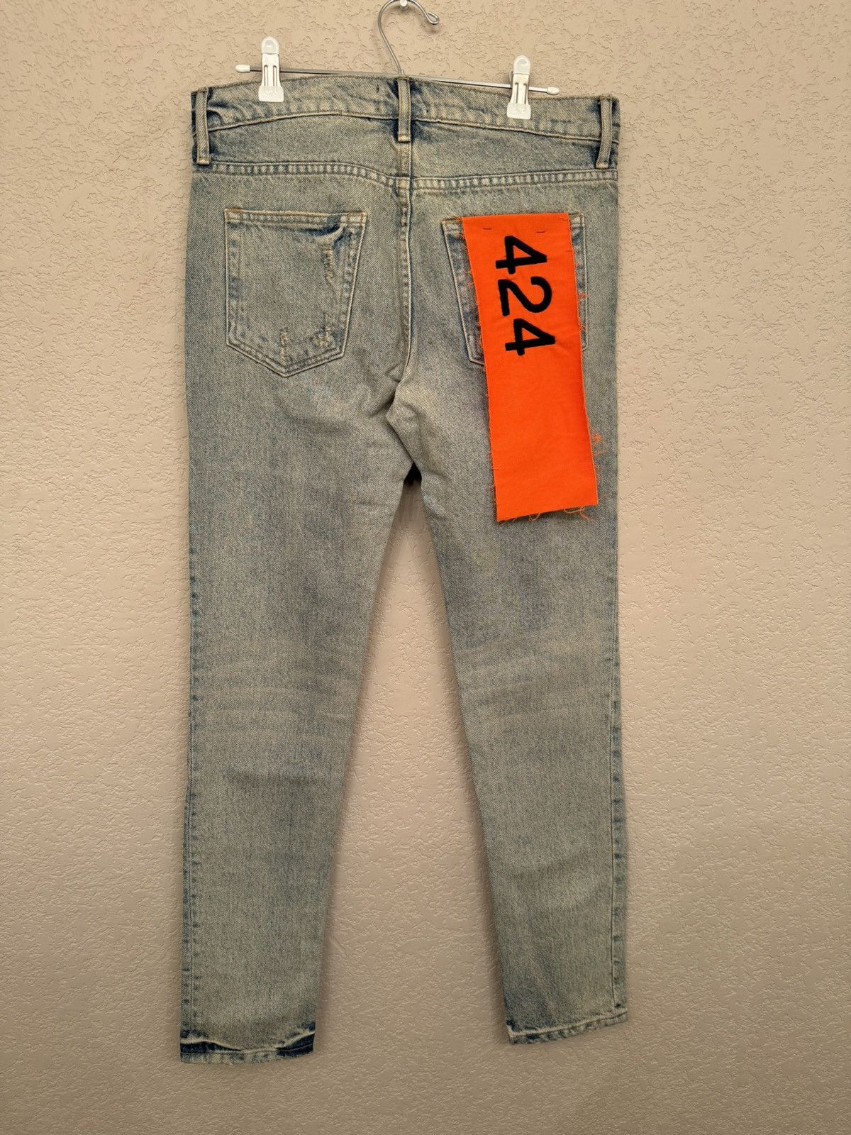 424 424 on Fairfax Light Blue Denim Size 29 Size US 29 - 2 Thumbnail