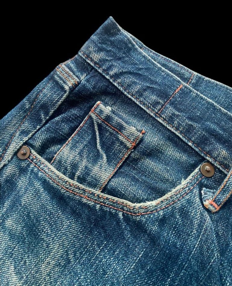 KATO 💥BEST OFFER💥VINTAGE KATO TOOL PROJECT SELVEDGE DENIM Size US 33 - 11 Thumbnail