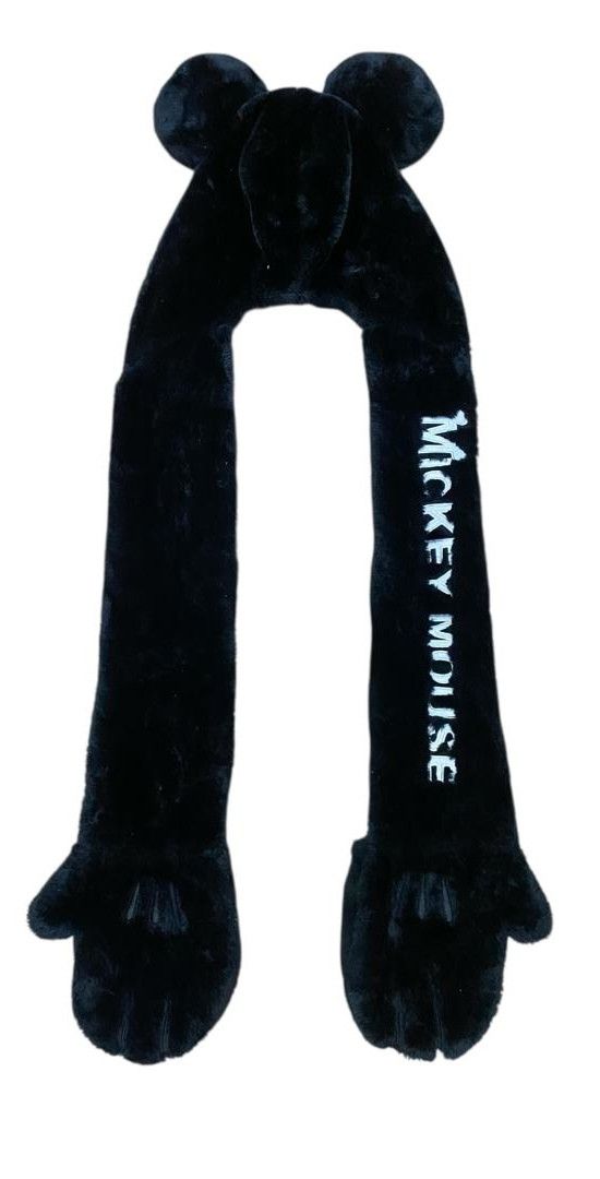 Disney Disney Mickey Mouse Fluffy Cap Long Scarf Tokyo DisneyJapan Size ONE SIZE - 2 Thumbnail