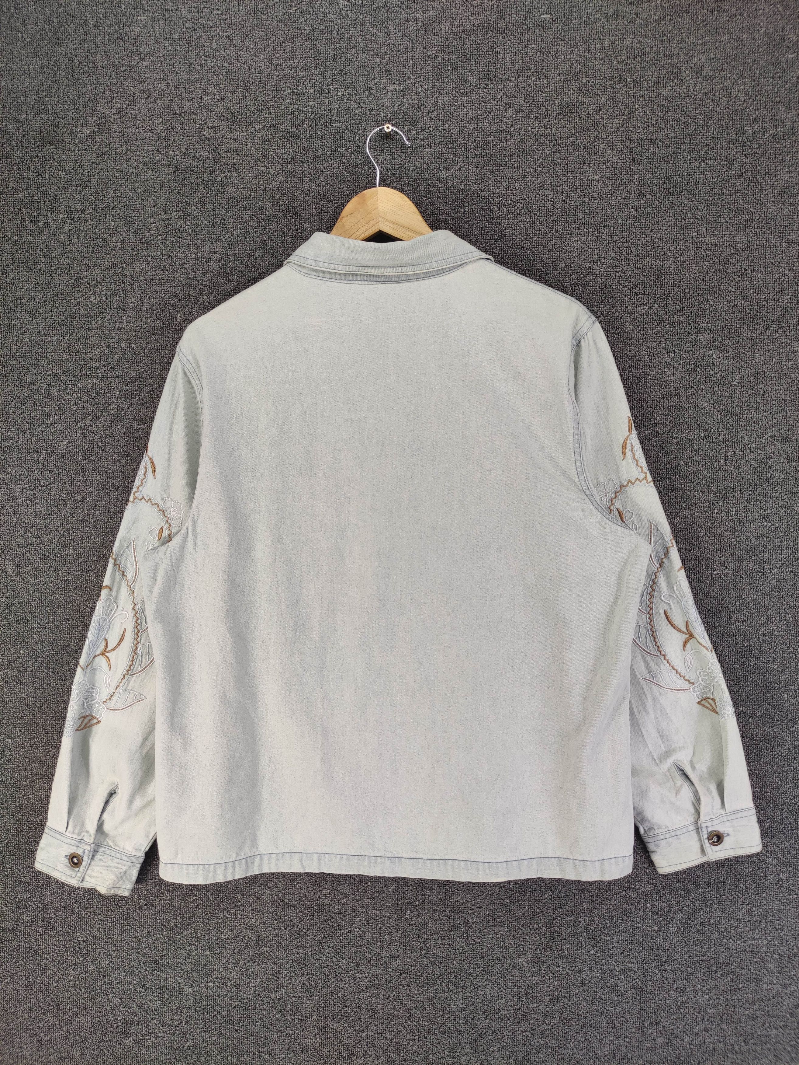 Otto Vintage Otto Embroidered Logo Soft Denim Jacket Size M / US 6-8 / IT 42-44 - 8 Thumbnail