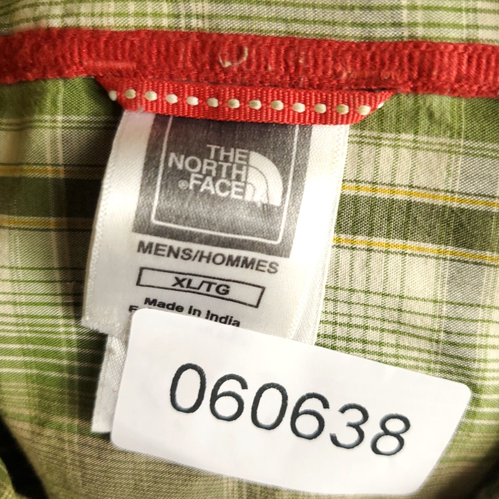 The North Face The North Face Shirt Mens XL Blue Plaid Button-Up Short Sleeve Casual, Button, Collared, Cotton Blend, Regular, Men, The North Face Size US XL / EU 56 / 4 - 6 Thumbnail