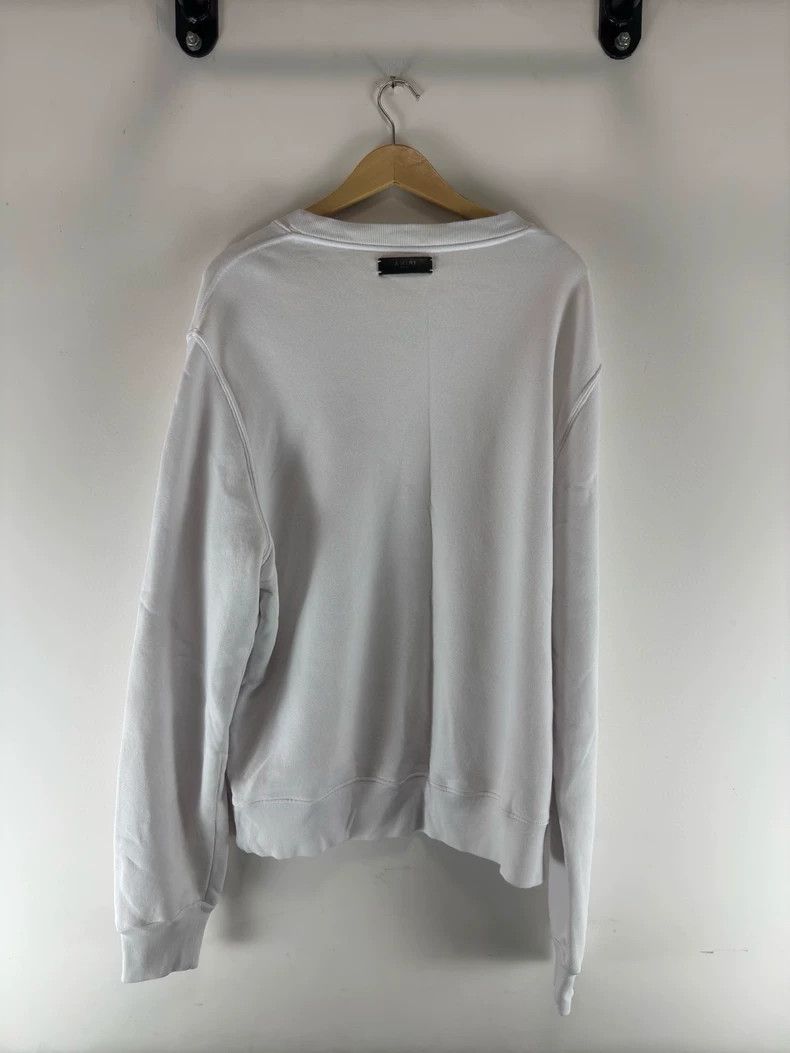 Amiri Amiri logo white hoodie Size US M / EU 48-50 / 2 - 2 Thumbnail
