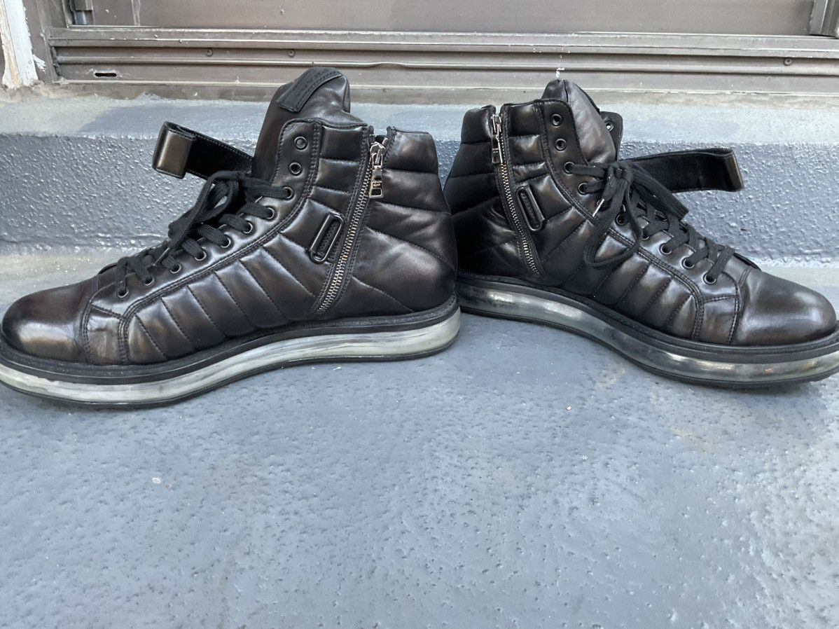 Prada Prada “Levitate” Quilted Sneaker- Black Leather, Sz 11 Size US 11 / EU 44 - 11 Thumbnail