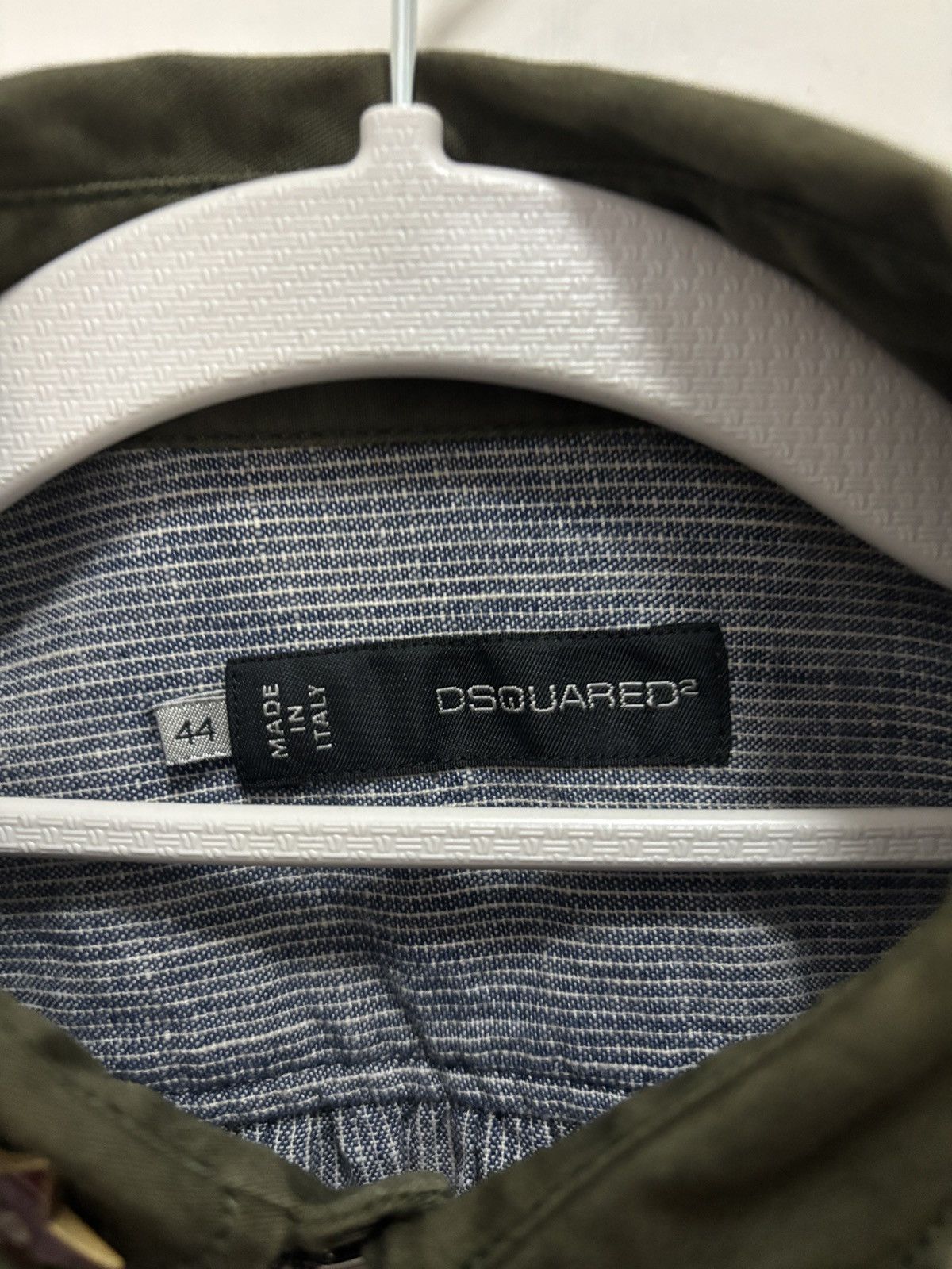Dsquared2 DSQUARED2 blue distressed striped shirt Size US S / EU 44-46 / 1 - 3 Thumbnail