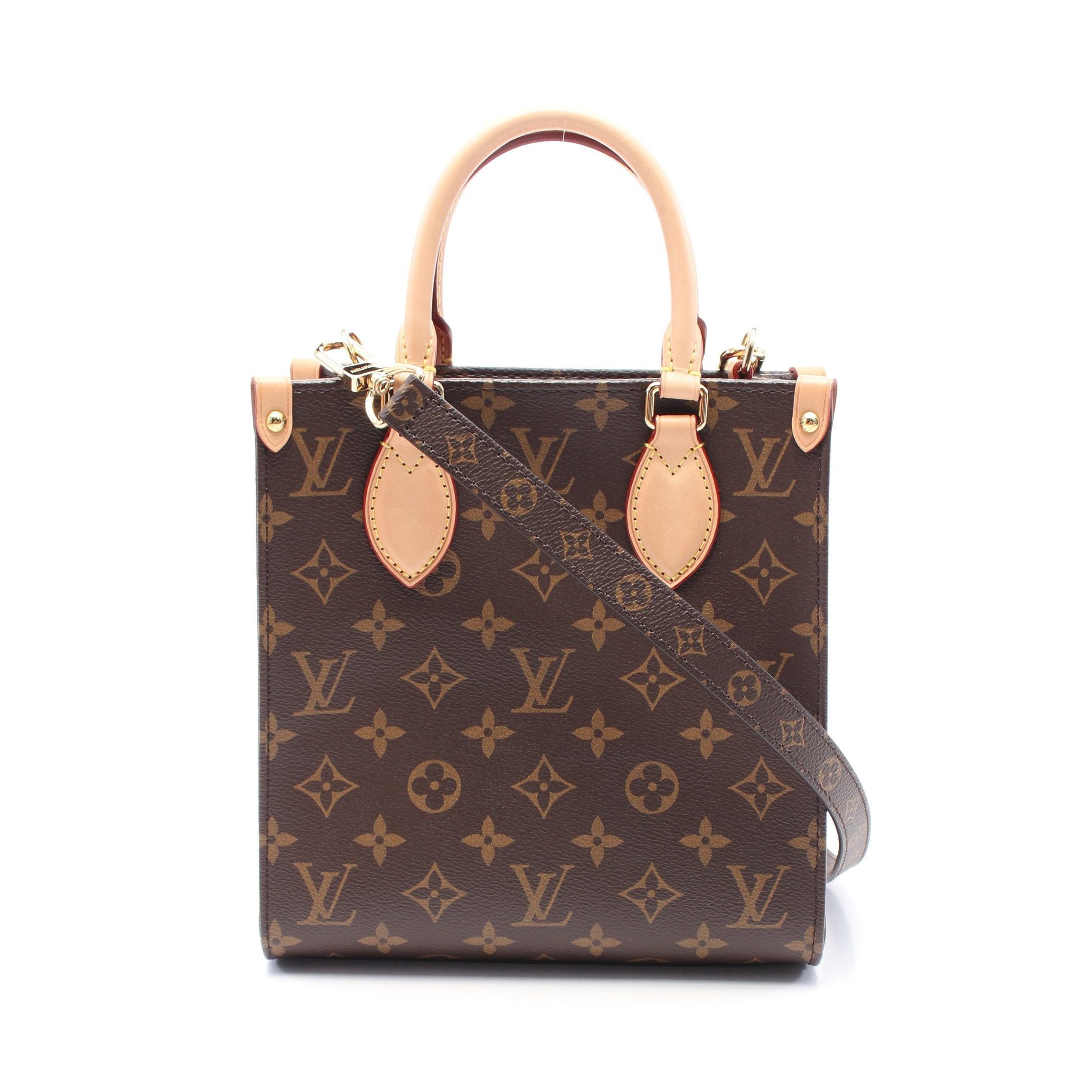 Louis Vuitton Louis Vuitton Sac Plat Bb Handbag Leather Brown Size ONE SIZE - 1 Thumbnail