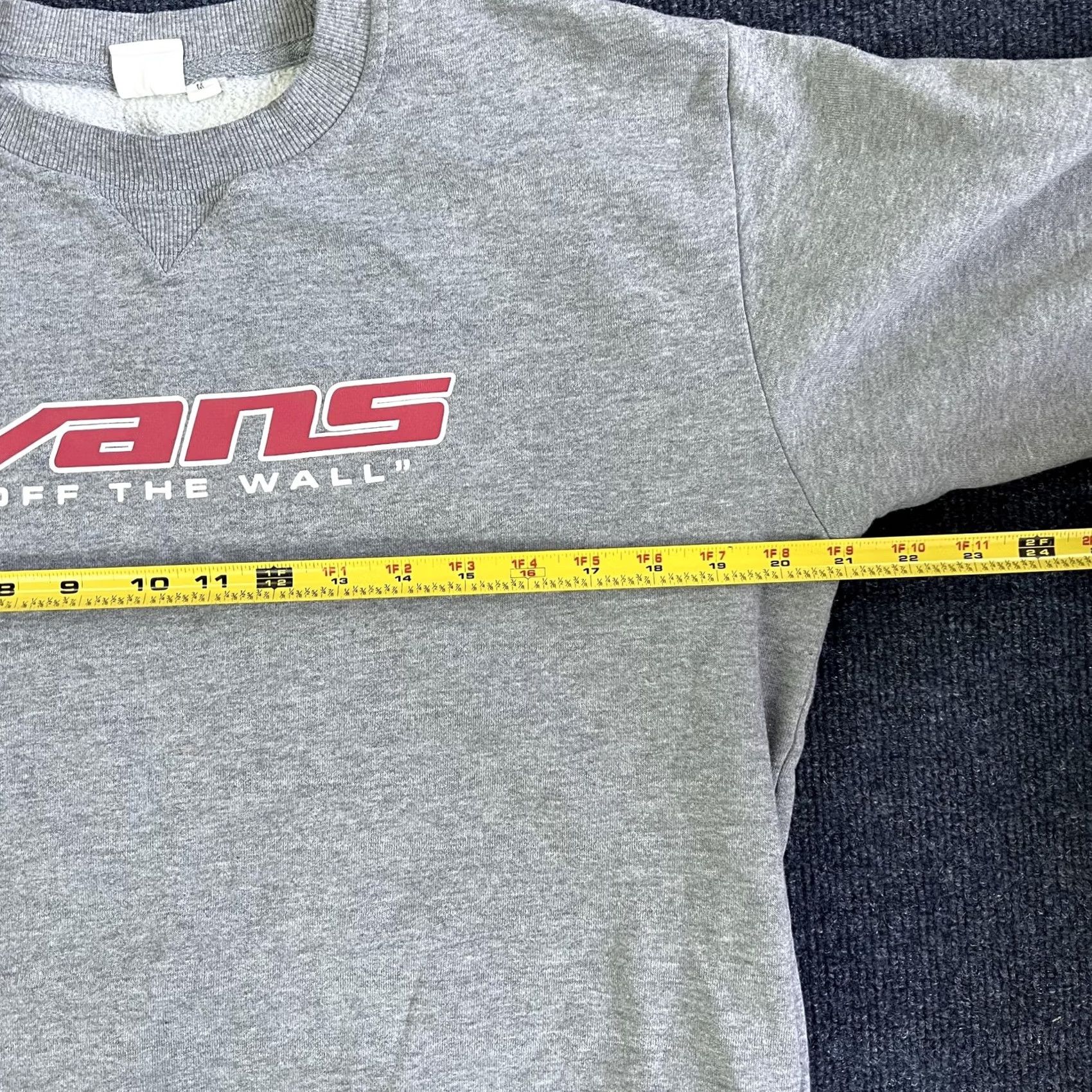 Vans VANS Sweatshirt Mens Medium Gray Off The Wall Logo Fleece Pullover Crewneck Size US M / EU 48-50 / 2 - 7 Thumbnail