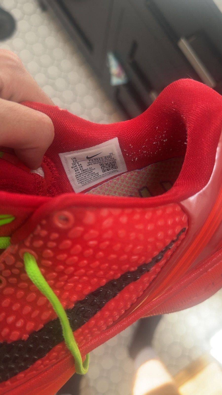 Nike Nike Kobe 6 Protro Reverse Grinch Size US 10 / EU 43 - 5 Thumbnail