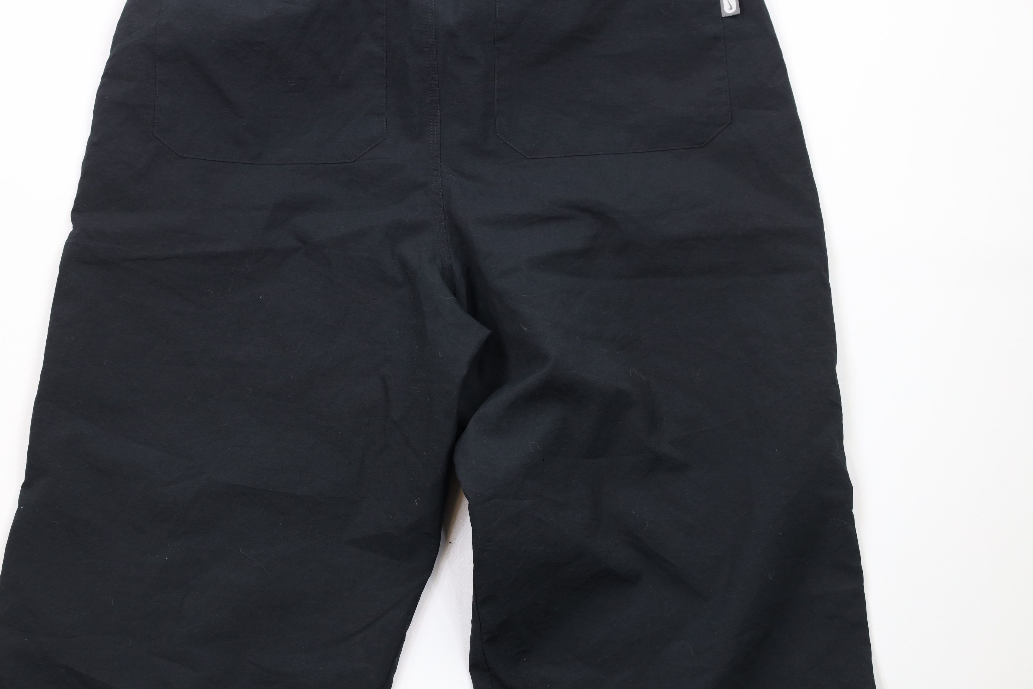 Nike × Vintage Vintage Nike Travis Scott Mini Swoosh Wide Leg Pants Black Size US 36 / EU 52 - 10 Thumbnail