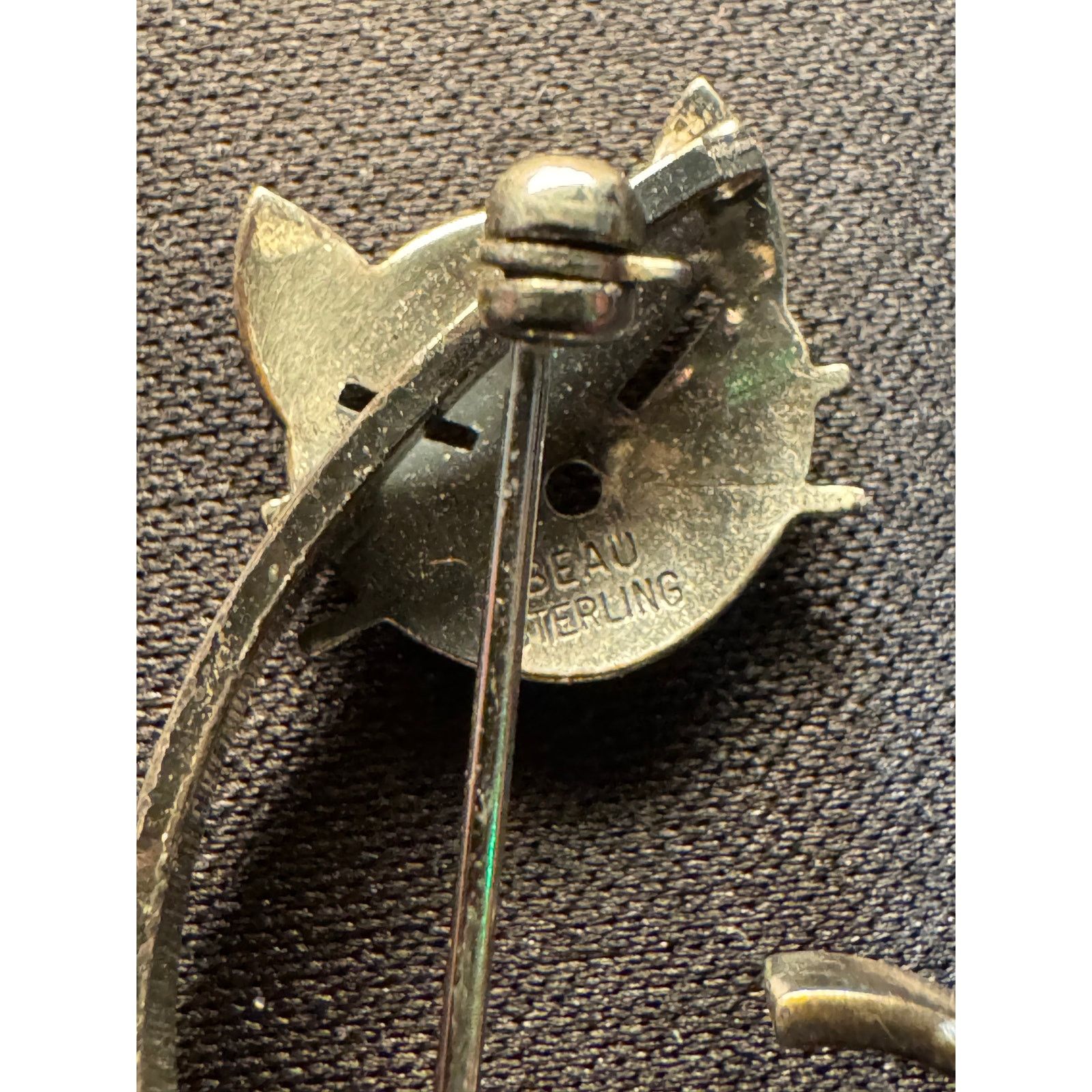 Other Beau Sterling Abstract Cat Brooch Size ONE SIZE - 6 Thumbnail