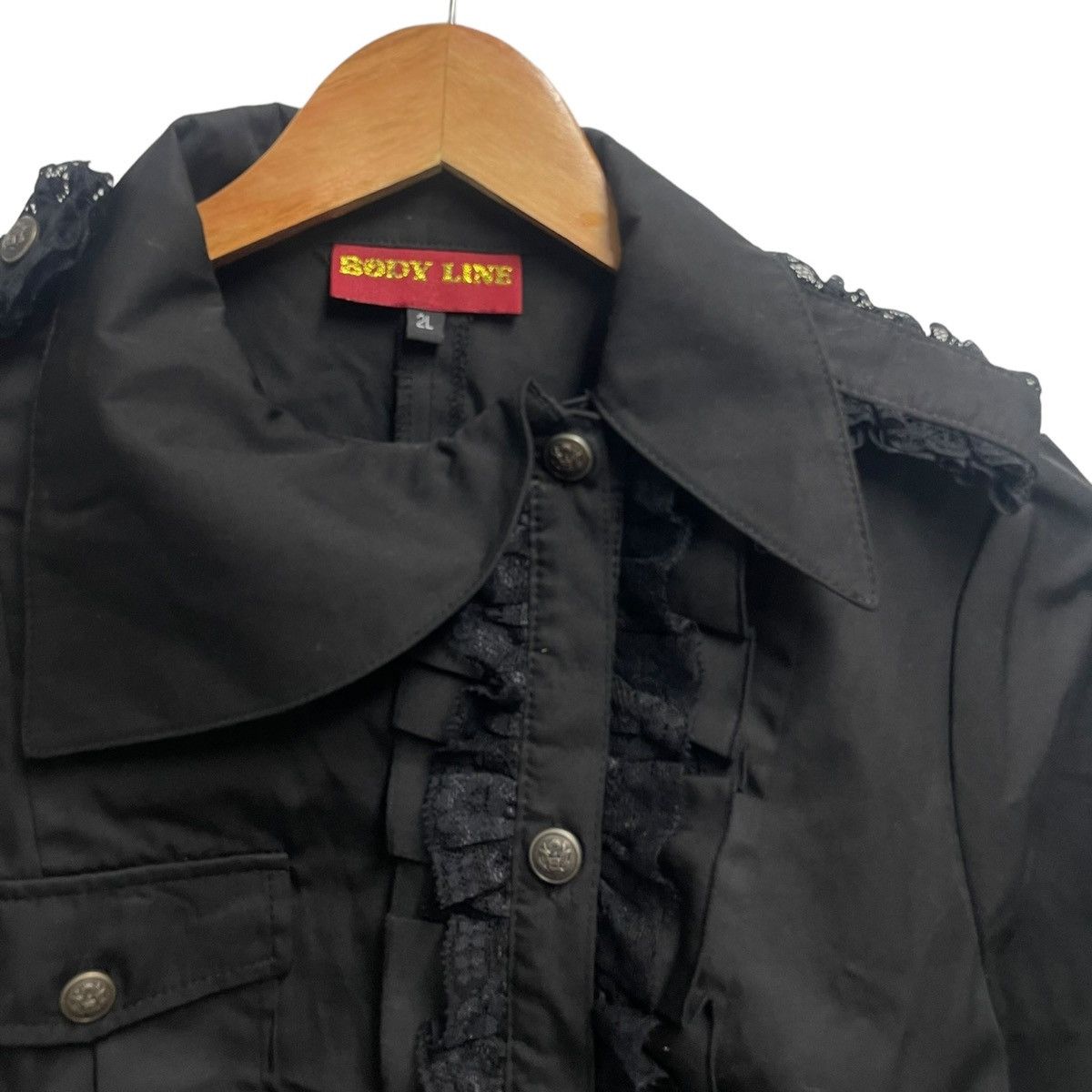 Designer × Japanese Brand Bodyline ruffle shirt Size M / US 6-8 / IT 42-44 - 2 Thumbnail