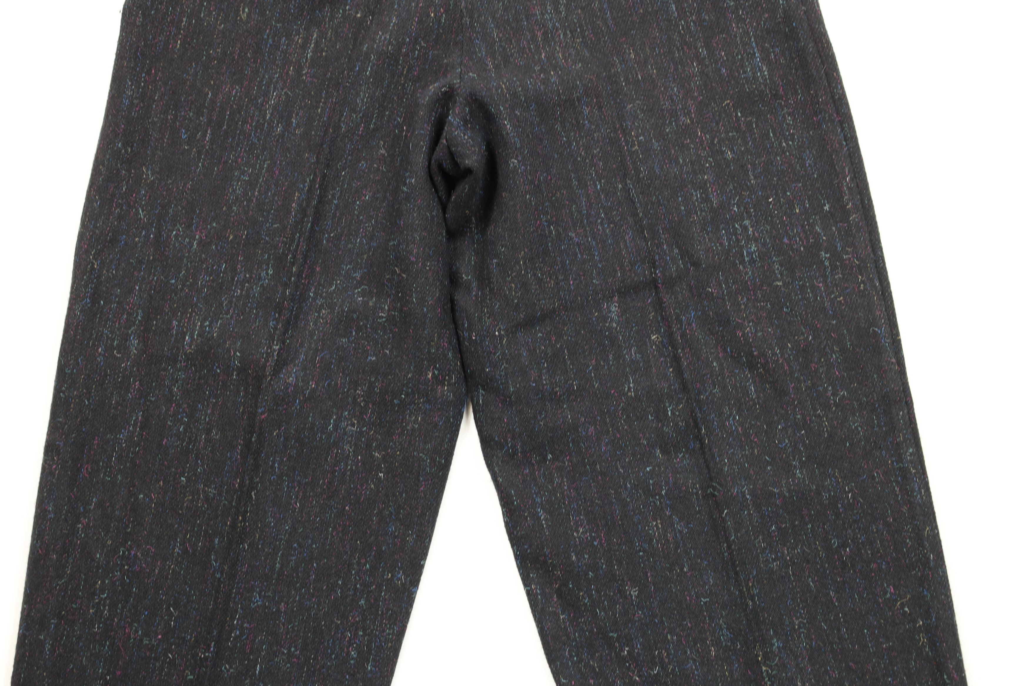 Vintage Vintage 70s 80s Rockabilly Atomic Fleck Wool Tweed Pants Size US 29 - 12 Thumbnail