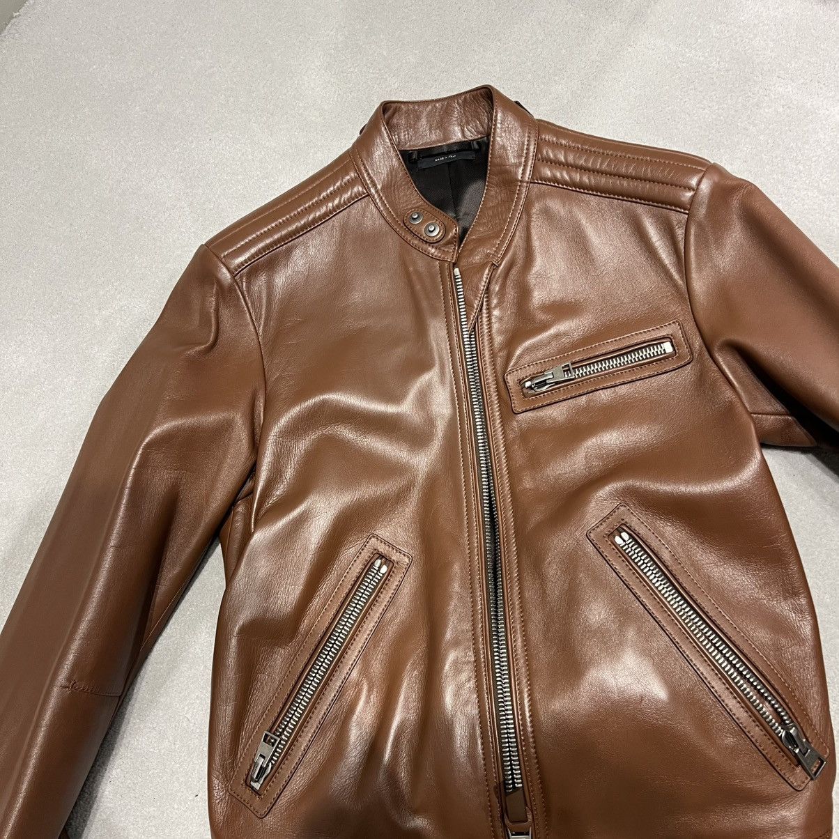 Tom Ford Tom Ford Leather Jacket in Small Size US S / EU 44-46 / 1 - 3 Thumbnail