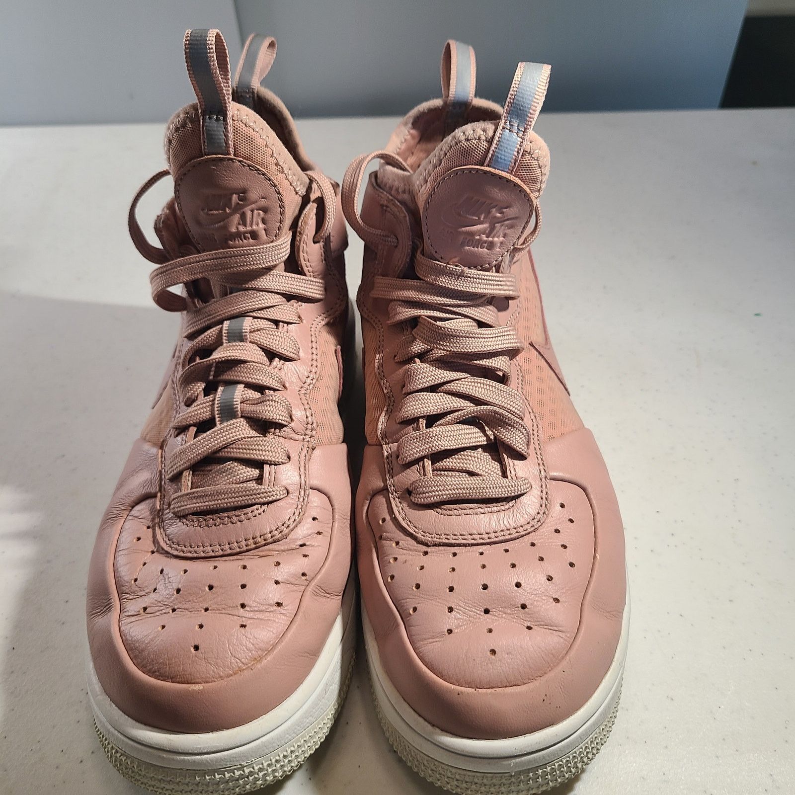 Nike Nike Air Force 1 Ultraforce Mid Particle Pink Sneaker Size 7 Size US 7 / IT 37 - 2 Thumbnail
