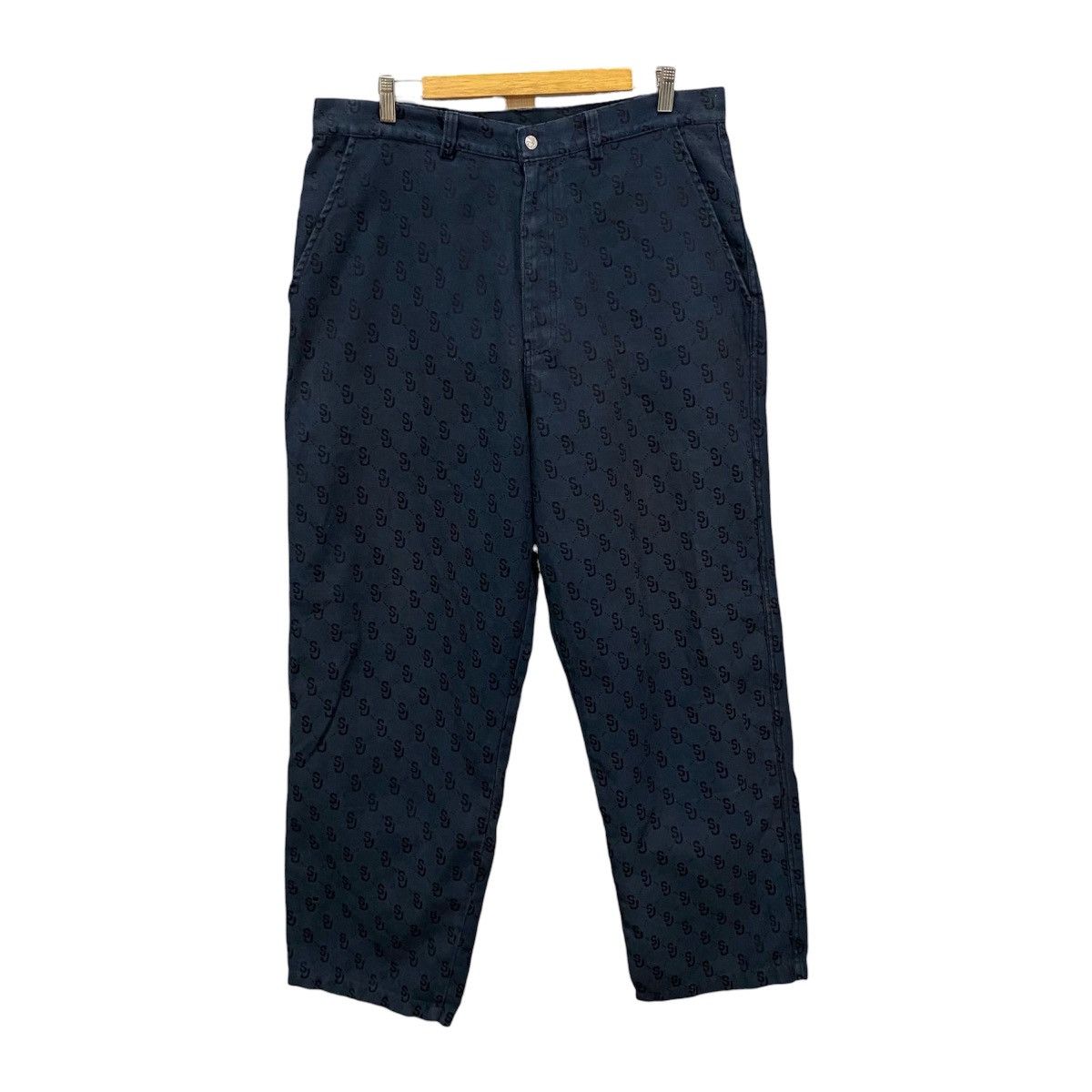Sean John Vintage Sean John SJ Monogram Baggy Denim Pants Y2K Size US 36 / EU 52 - 1 Thumbnail