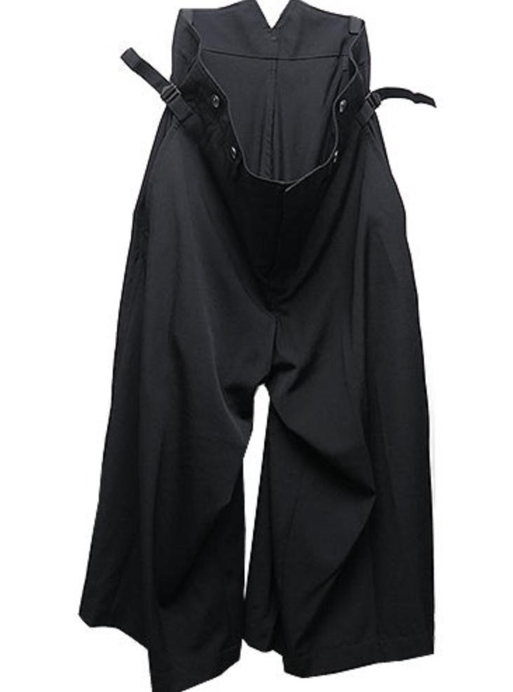 Yohji Yamamoto Yohji Yamamoto Pour Homme - Wool Wide Suspender Pants Size US 30 / EU 46 - 5 Thumbnail