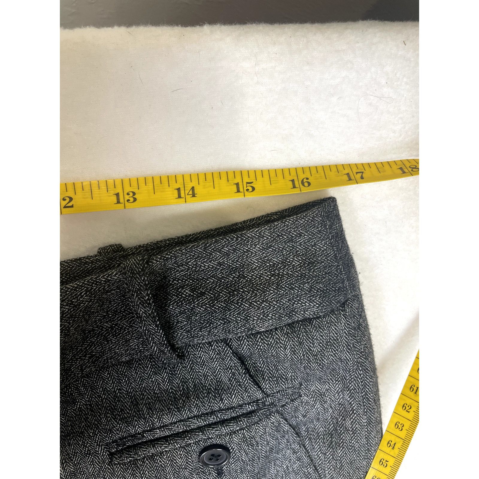 Other Larry Levine Women’s Size 12 Dark Gray Stretch Dress Pants Size 34" / US 12 / IT 48 - 4 Thumbnail