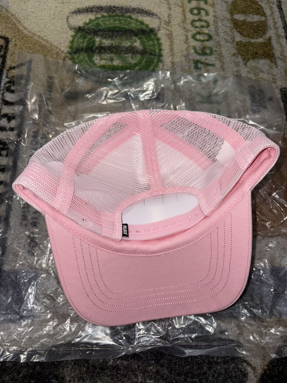 Palace Palace Evil Palace Trucker Hat Pink Size ONE SIZE - 3 Thumbnail