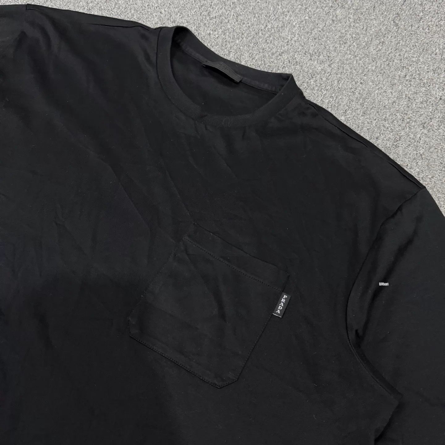 Prada Black Short-Sleeve Pocket T-Shirt Size US XXL / EU 58 / 5 - 3 Thumbnail
