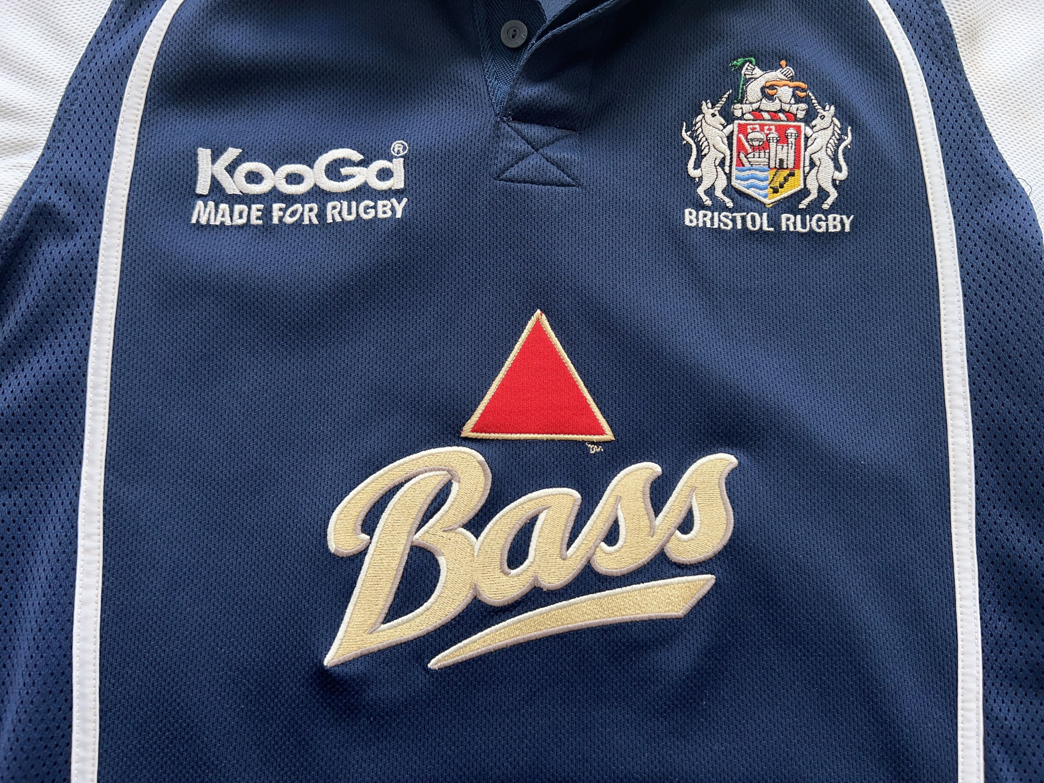Vintage KooGa Bristol Rugby Union Blue Jersey Shirt Short Sleeve Size US S / EU 44-46 / 1 - 3 Thumbnail