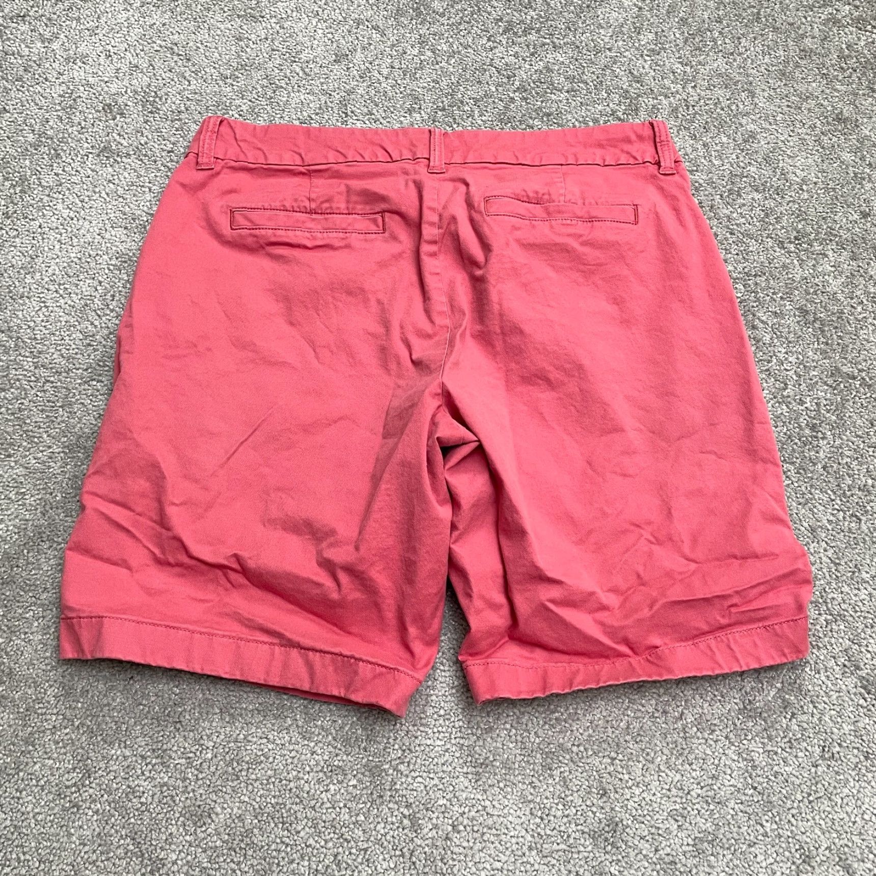 J.Crew J. Crew Chino Shorts Womens 8 Pink Cotton Pockets Mid Rise Casual Outdoor 33x9 Size 30" / US 8 / IT 44 - 2 Thumbnail