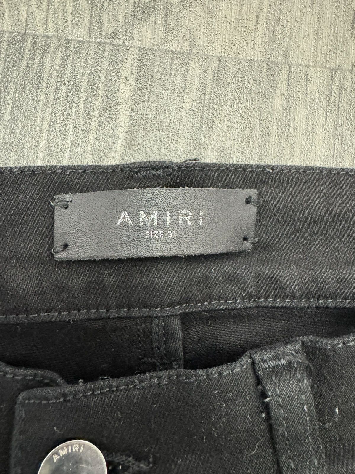 Amiri Amiri Black Bandana Thrasher Jeans Size US 31 - 6 Thumbnail