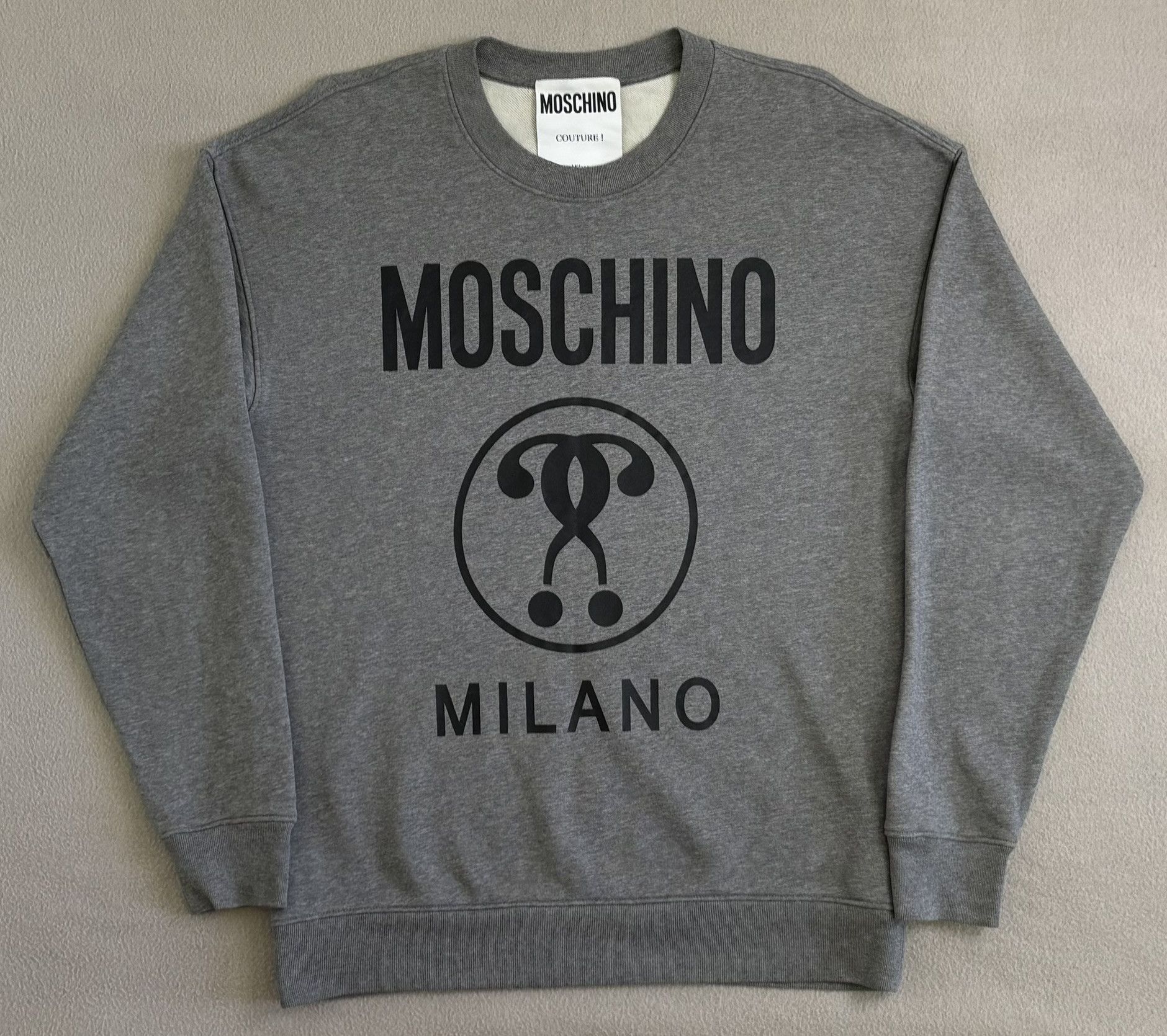 Moschino Moschino Milano gray sweatshirt medium Size US M / EU 48-50 / 2 - 5 Thumbnail