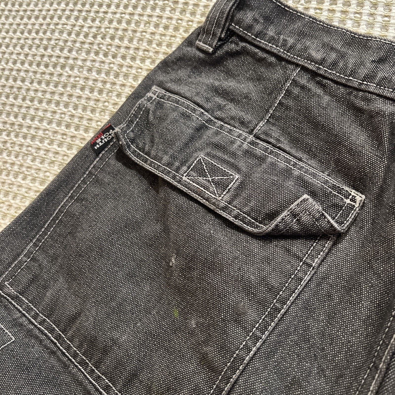 Southpole Southpole Y2K Baggy Shorts Jorts Size 38 Gray Denim JNCO Size US 38 / EU 54 - 5 Thumbnail