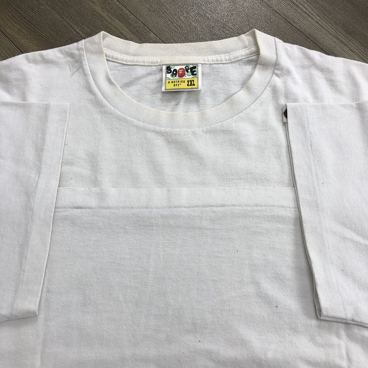 Bape A Bathing Ape Galaxy Head Big Logo Bape White Tee Hypebeast Size US XXL / EU 58 / 5 - 11 Thumbnail