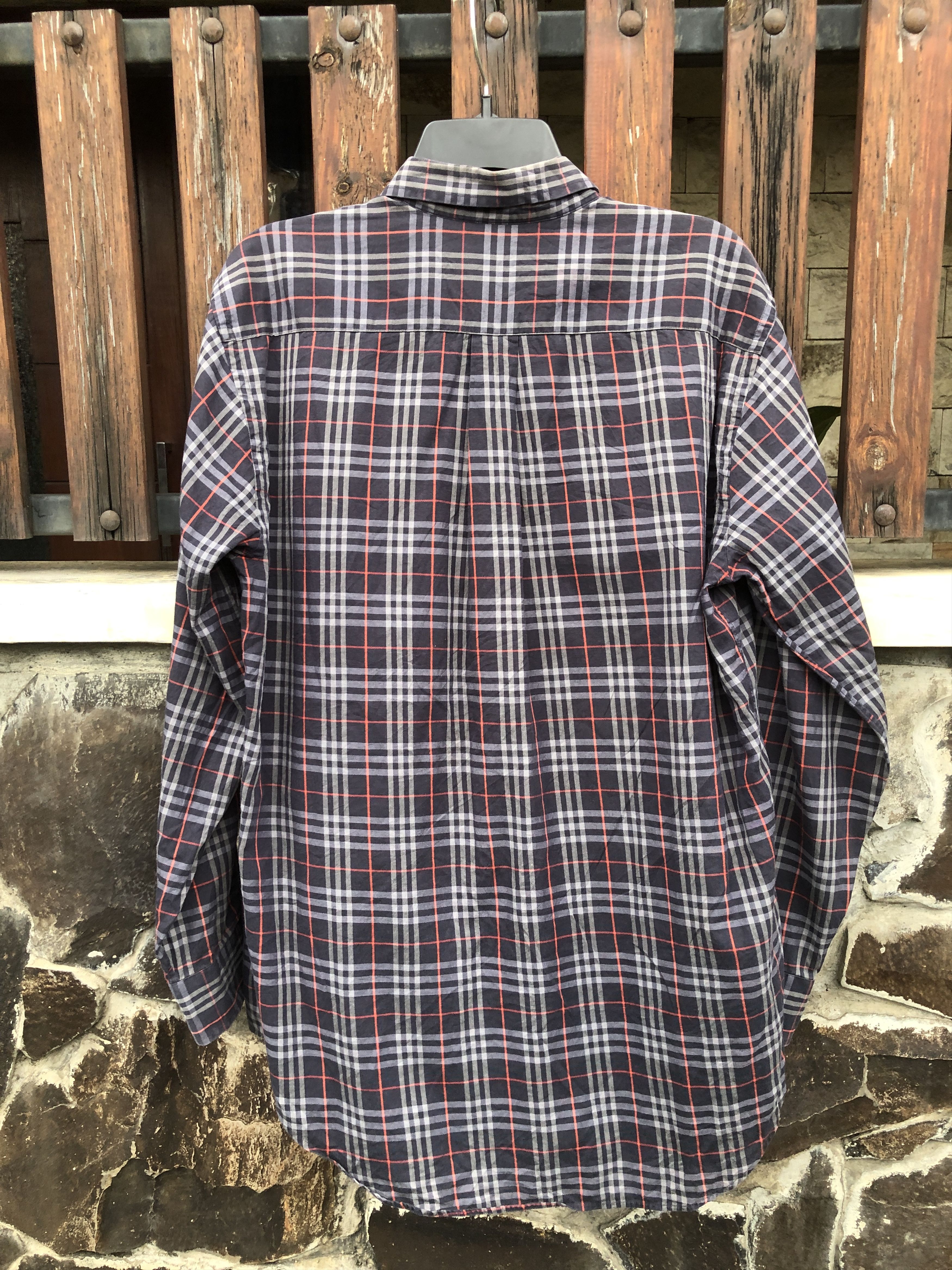 Burberry VTG BURBERRY LONDON NOVA CHECK SHIRT Size US L / EU 52-54 / 3 - 3 Thumbnail