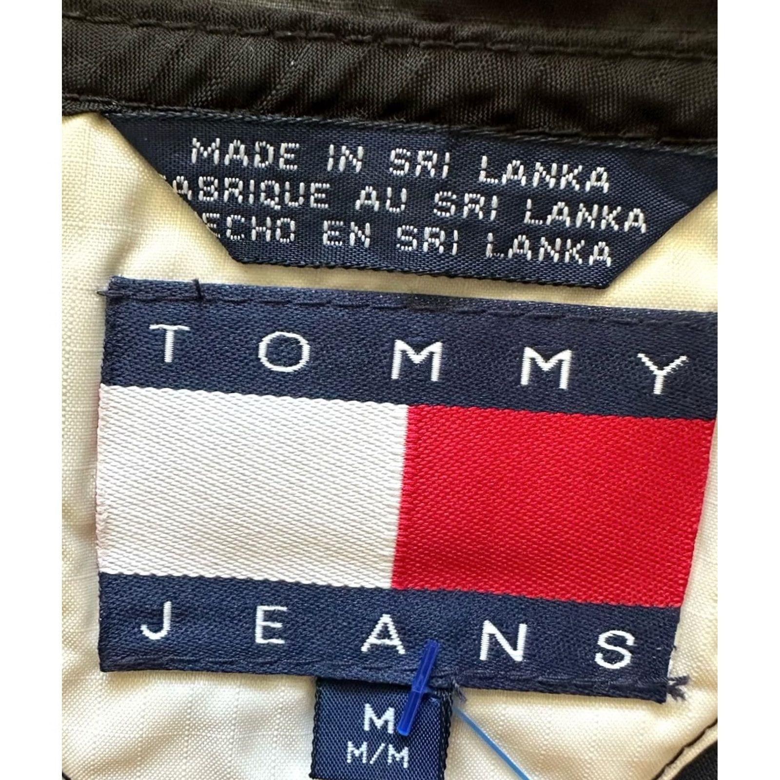 Tommy Hilfiger VINTAGE Tommy Hilfiger Tommy Jeans Windbreaker Jacket Mens Size Med Black 90s Size US 33 - 5 Thumbnail