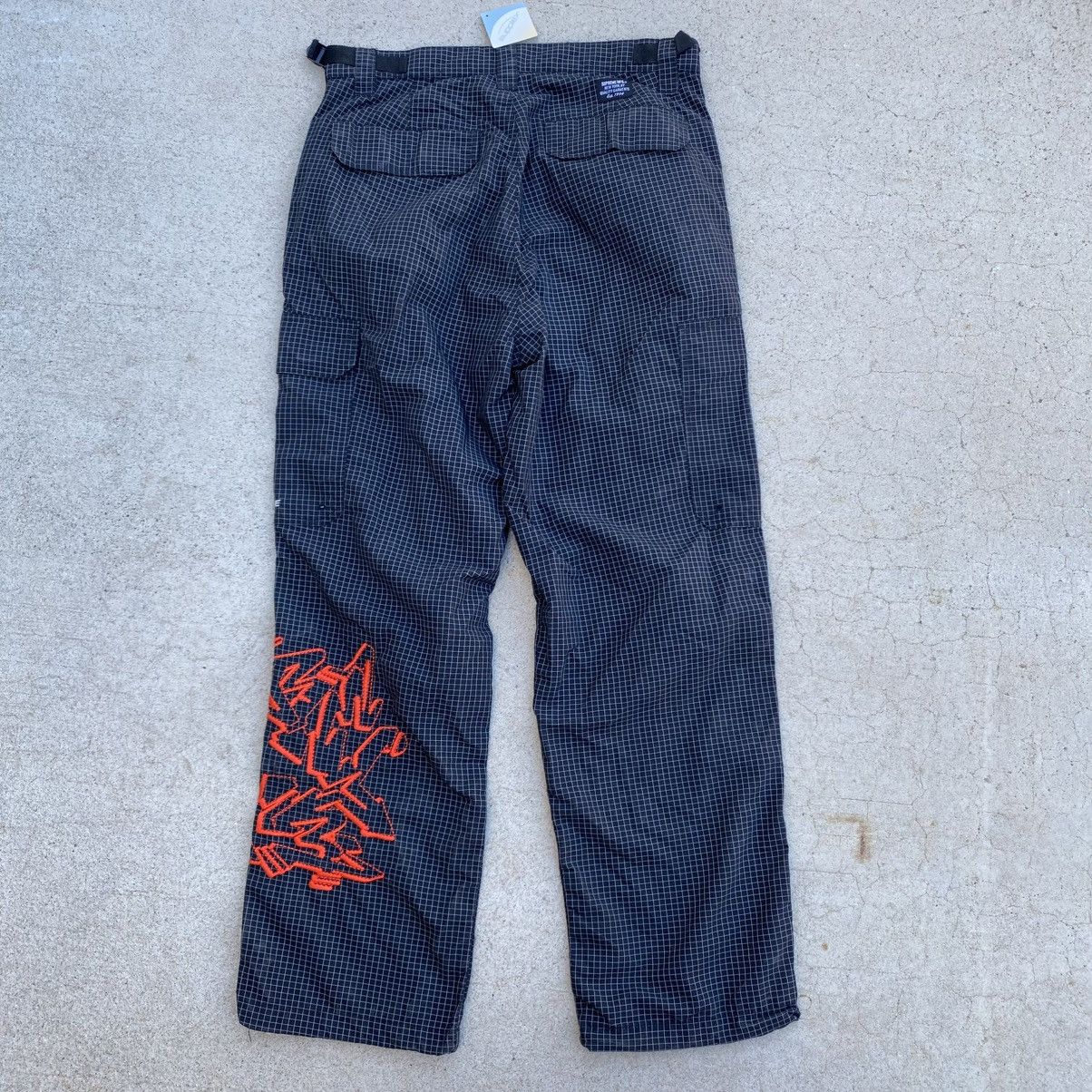 Supreme Supreme Support Unit Nylon Cargo Pants Black Grid 2021 Size US 30 / EU 46 - 6 Thumbnail