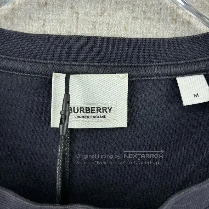 Burberry Burberry Summer Navy Cotton Embroidered T-Shirt. Size US M / EU 48-50 / 2 - 4 Thumbnail