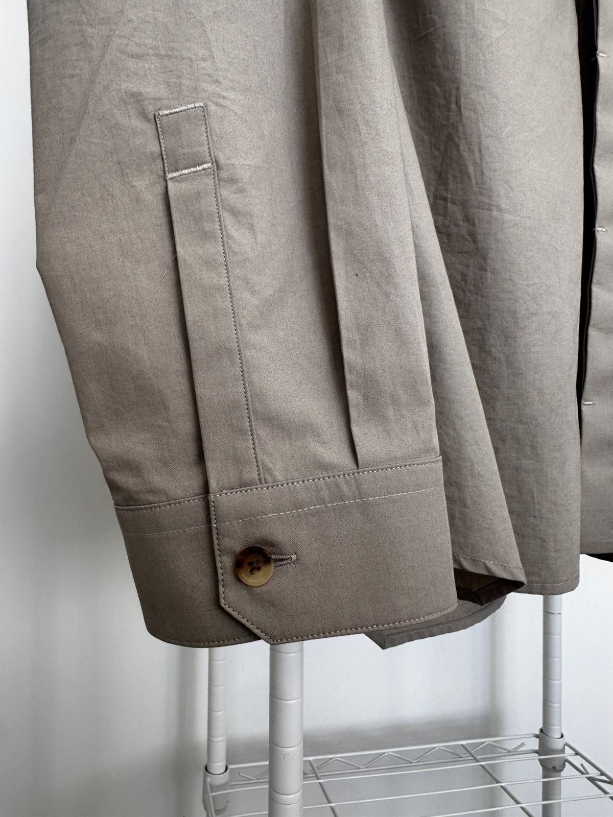 Rick Owens WORK SHIRT PEARL 56 Size US XXL / EU 58 / 5 - 8 Thumbnail