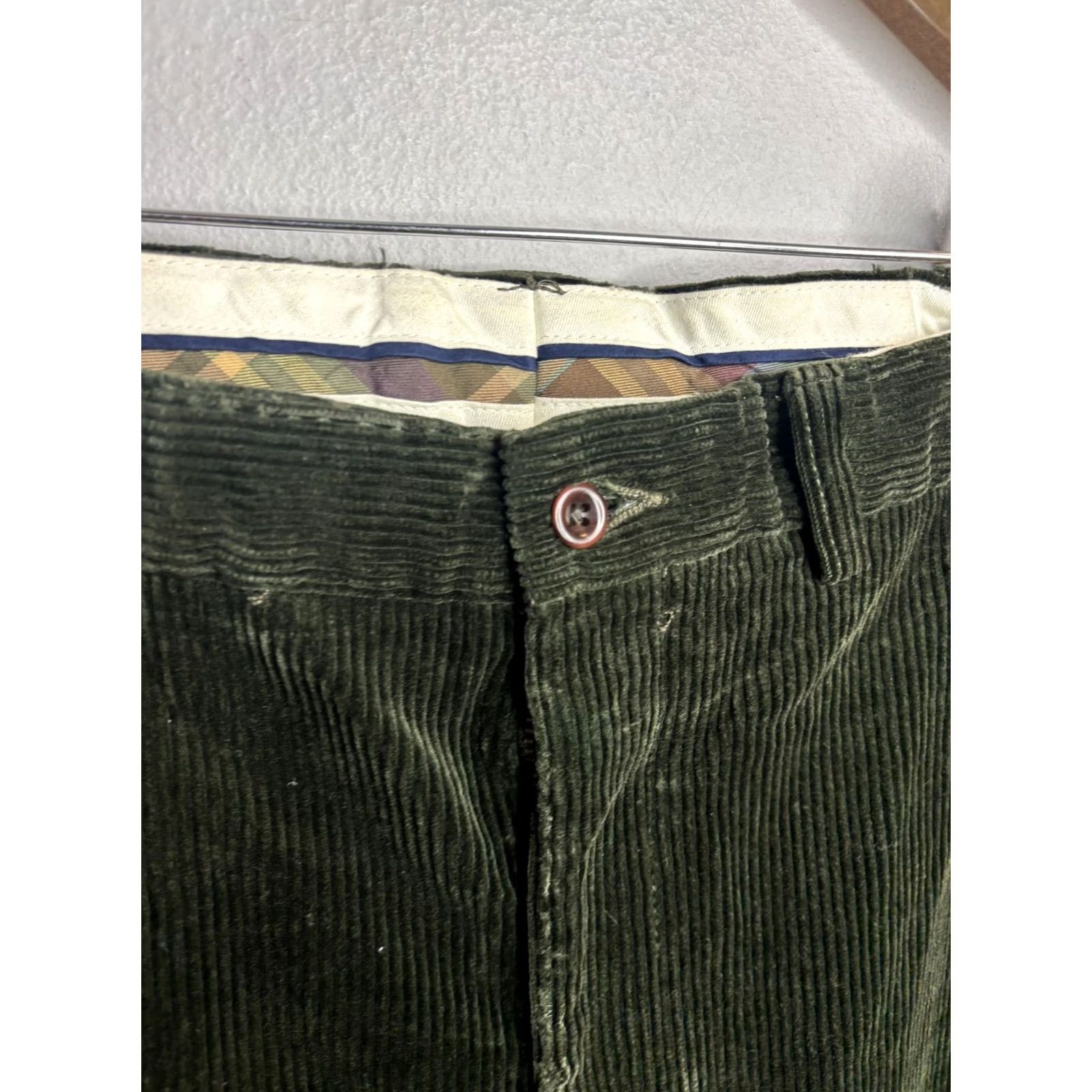 Polo Ralph Lauren Polo Ralph Lauren Prospect Corduroy Pants 38x32 Green 100% Cotton Zip Fly Mens Size US M / EU 48-50 / 2 - 3 Thumbnail