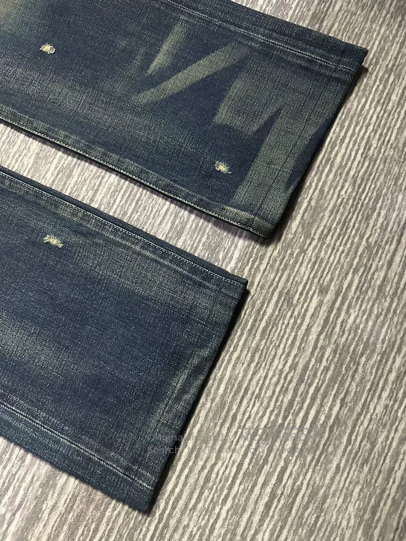 Neighborhood Neighborhood size M Distressed Patchwork Denim Pants Size US 27 - 5 Thumbnail