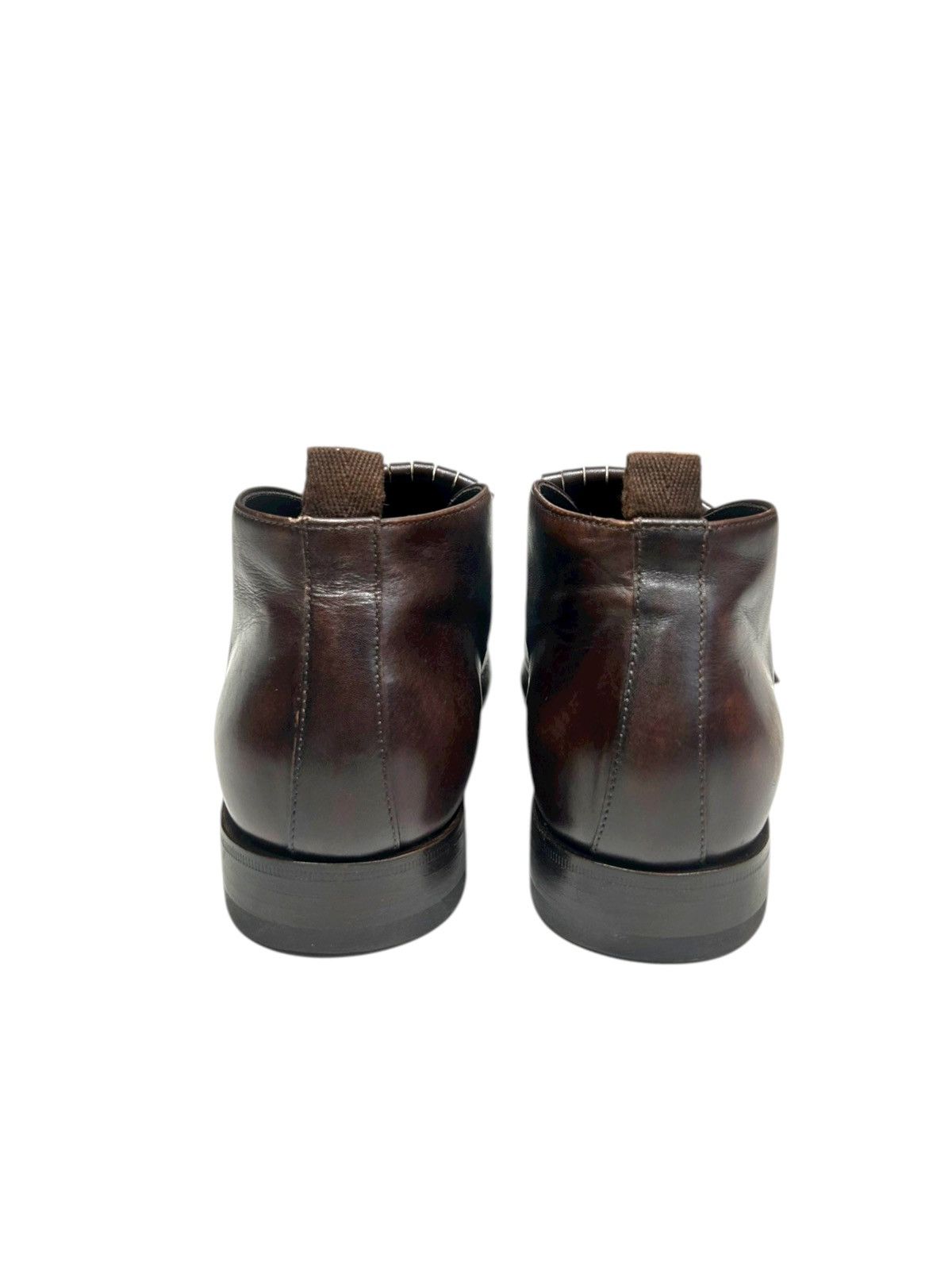 NAVYBOOT Vintage Navyboot Brown Leather Belted Fringe Tassel Loafers Size US 8 / EU 41 - 3 Thumbnail