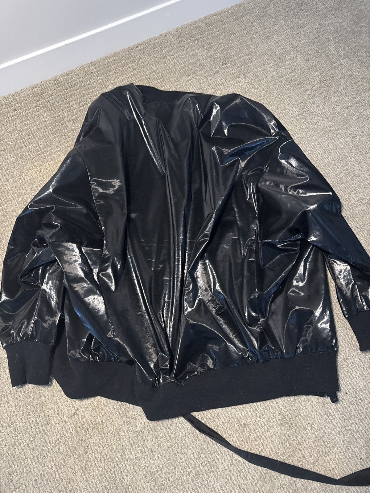 Rick Owens Drkshdw Black Jumbo Flight Bomber Jacket Size US M / EU 48-50 / 2 - 2 Thumbnail