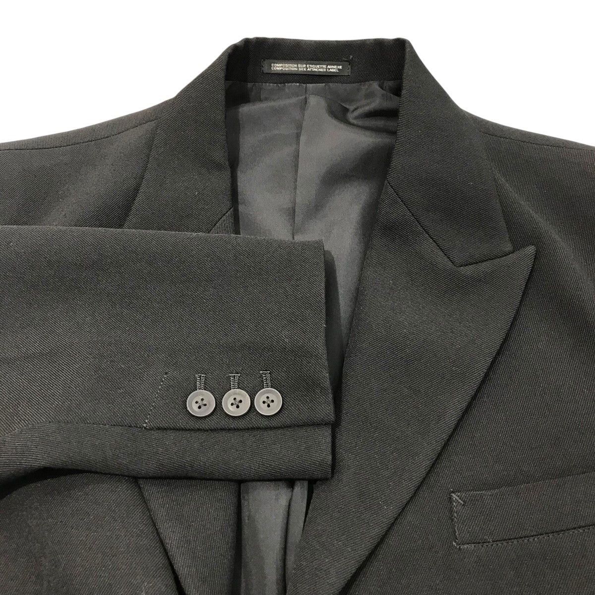 Yohji Yamamoto Yohji Yamamoto Army Gabazine Tailored Jacket HX J19 103 Size US M / EU 48-50 / 2 - 4 Thumbnail
