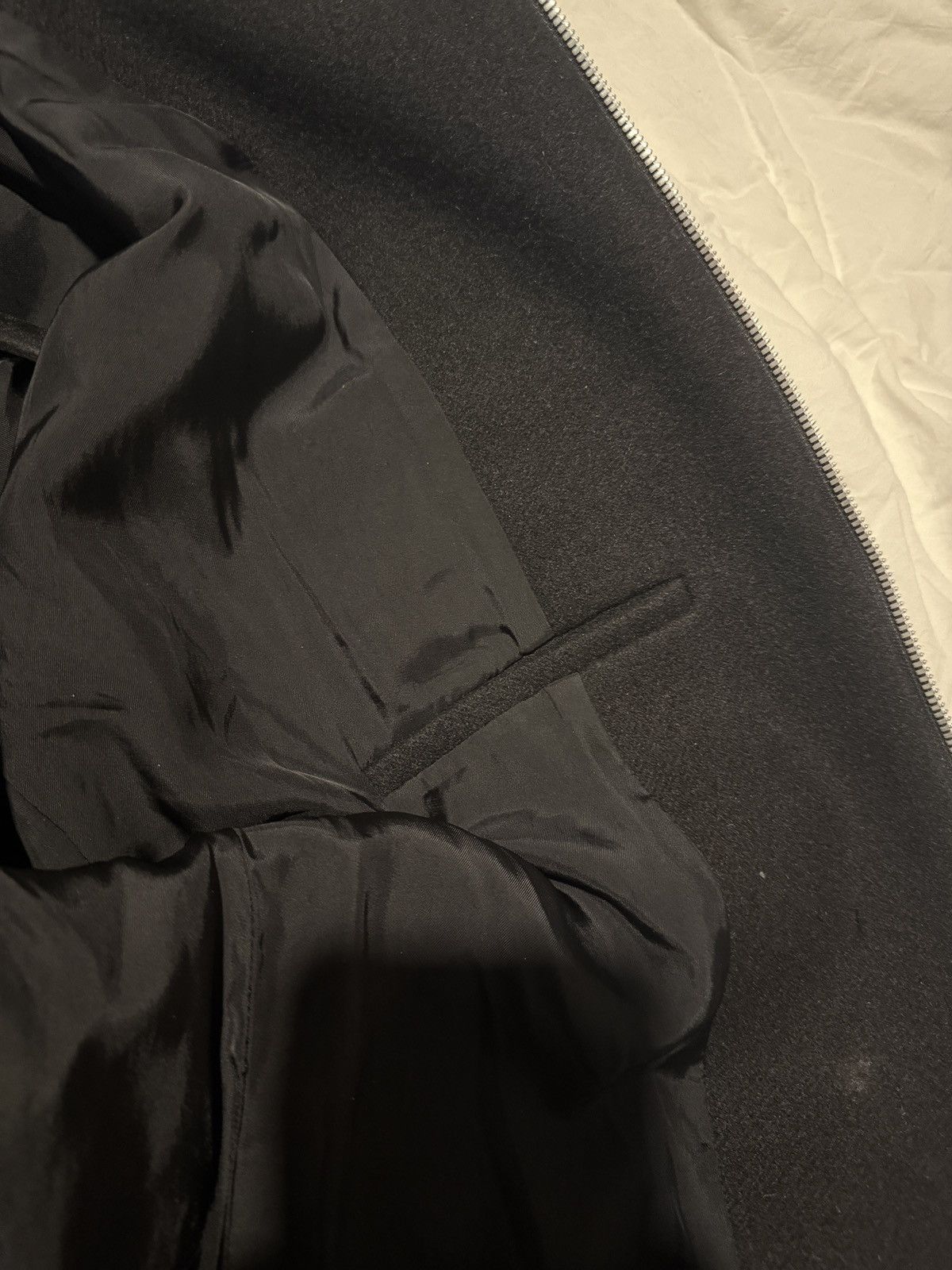 Bottega Veneta Bottega Veneta Black Wool Cropped Triangle Pocket Jacket Size US L / EU 52-54 / 3 - 11 Thumbnail