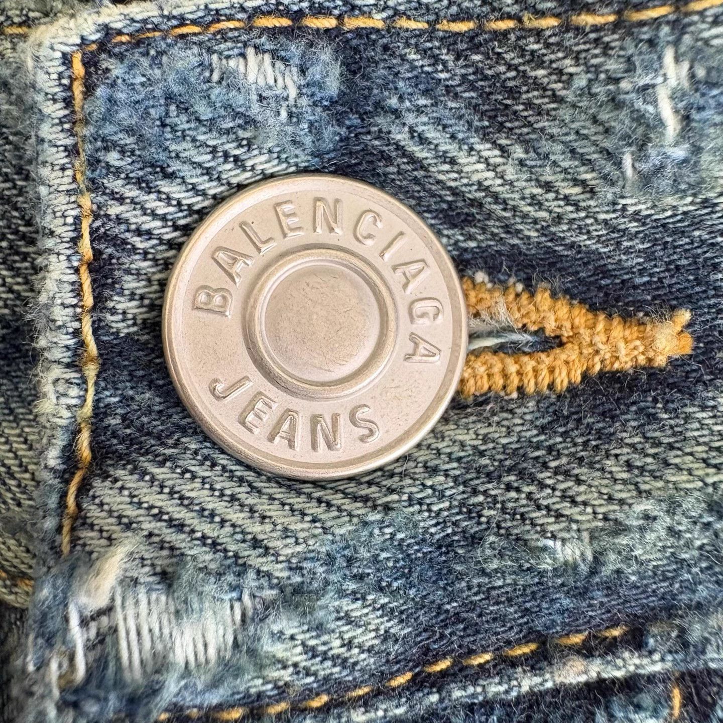 Balenciaga Balenciaga Super Cut Dye Distressed White Tassel Jeans S Size US 28 / EU 44 - 8 Thumbnail