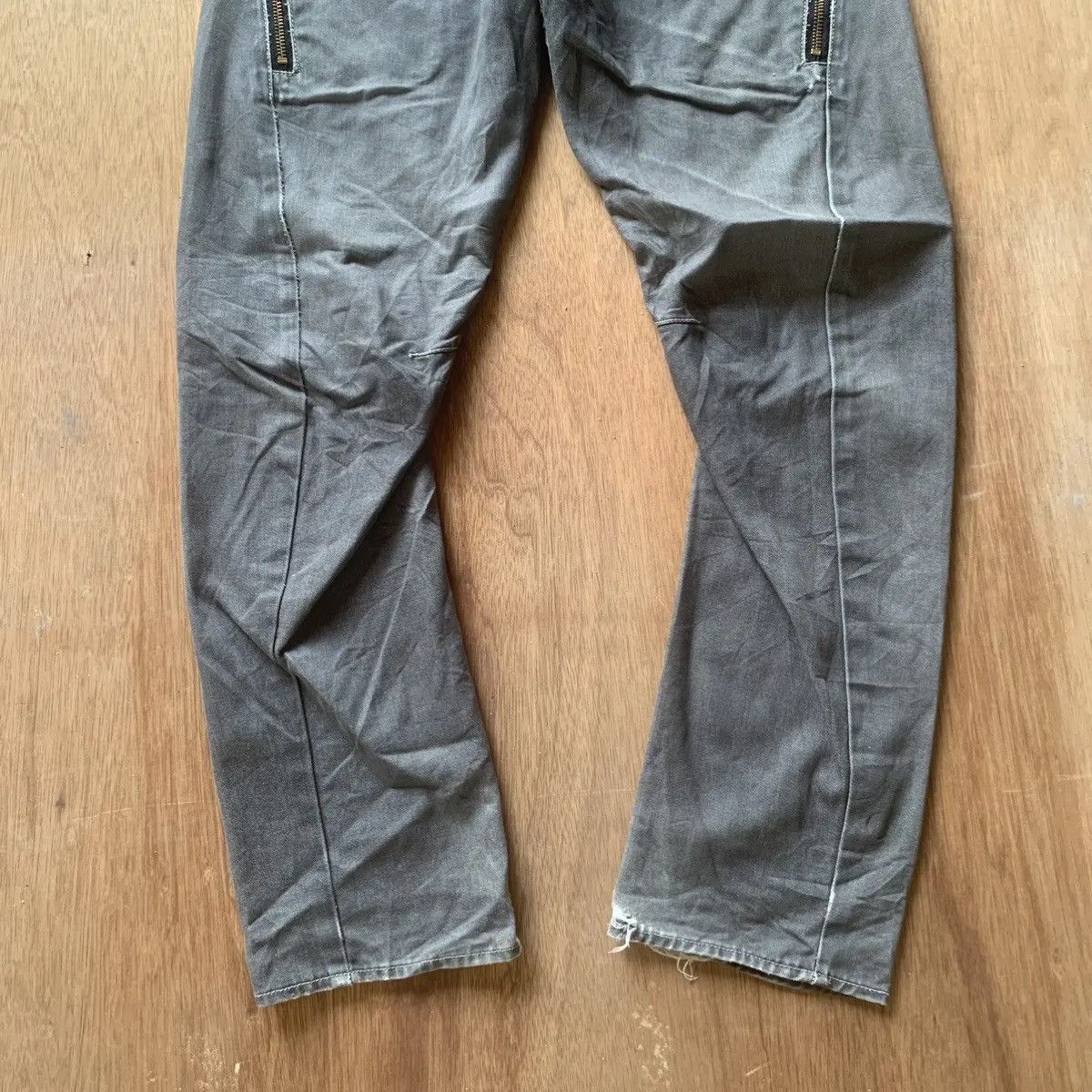 Beauty Beast EARTH TONE 🔥JAPANESE VINTAGE JEANS CURVE LEG TROUSERS FADED Size US 32 / EU 48 - 4 Thumbnail