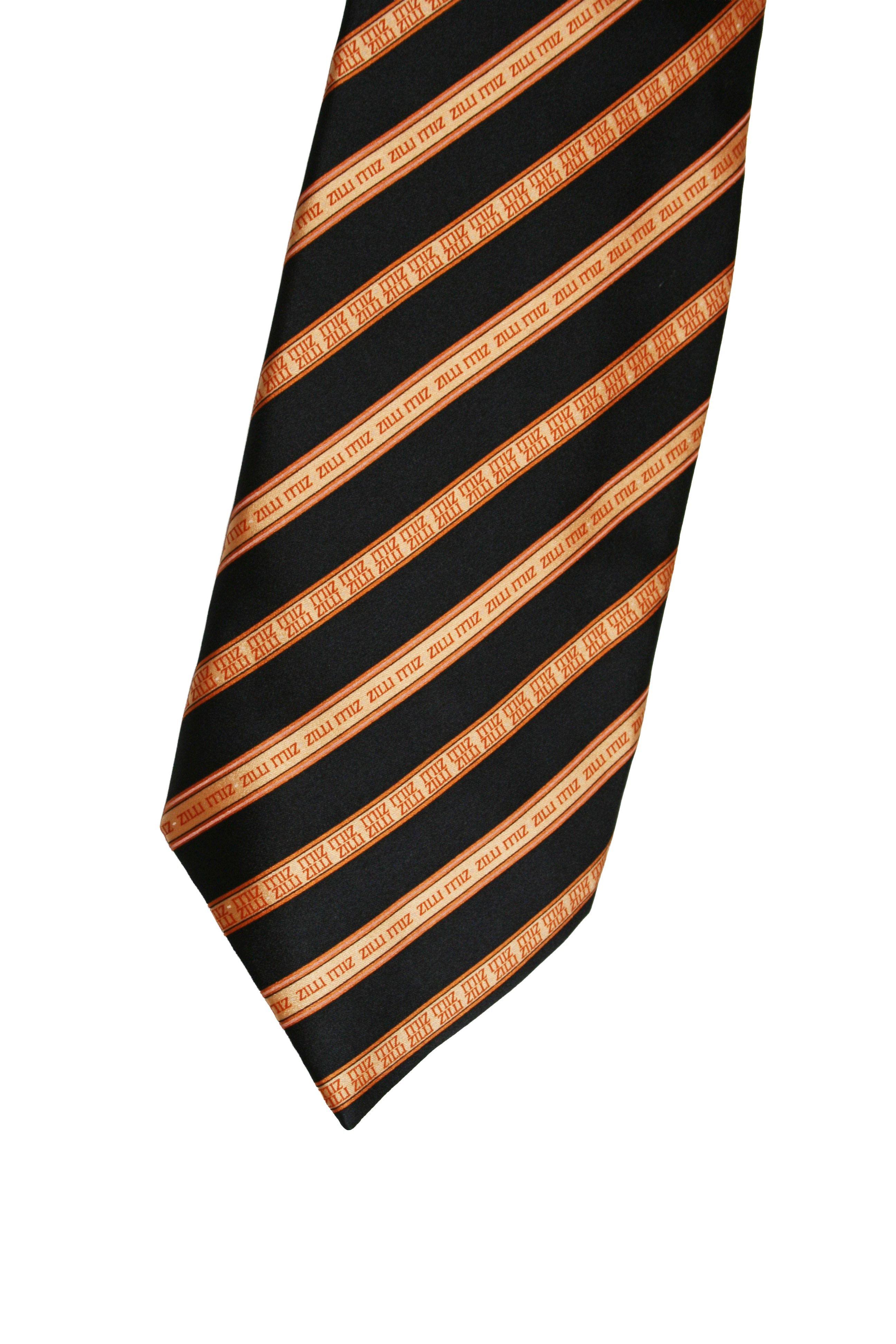 Zilli Striped Silk Tie Size ONE SIZE - 4 Thumbnail