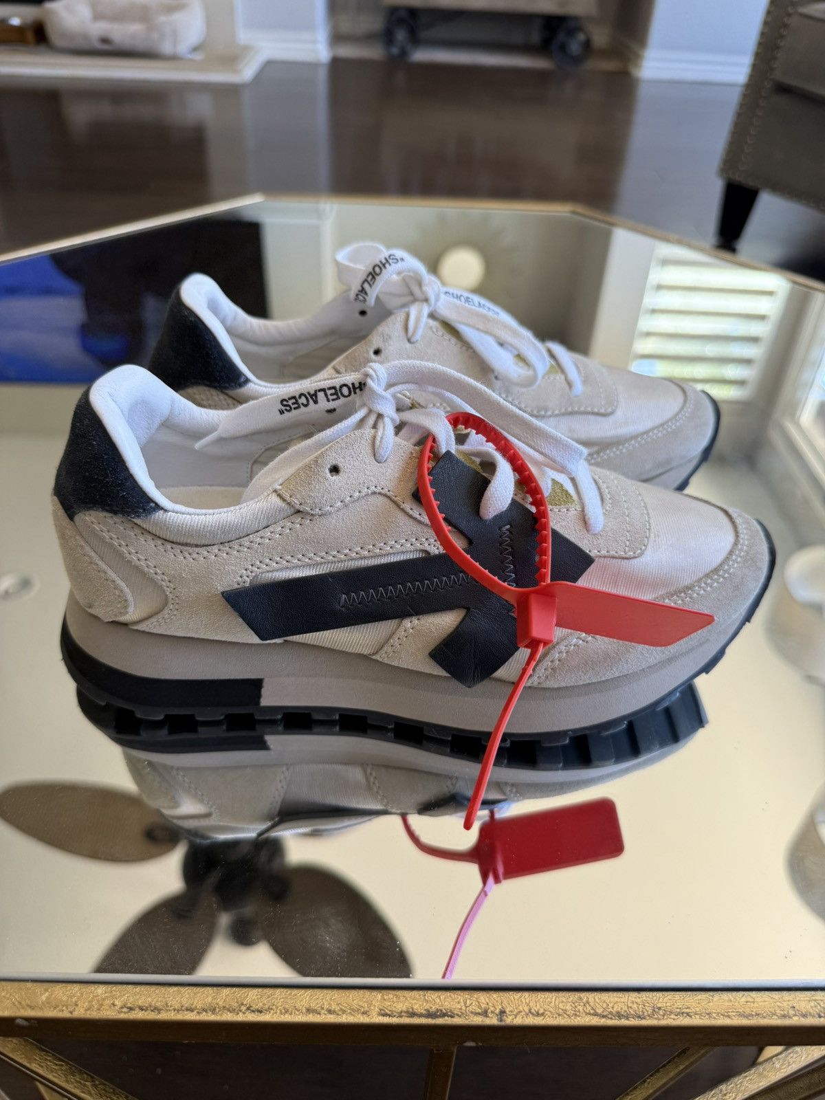 Off-White Off-White Women’s HG Runner ‘Beige’ Size US 8 / IT 38 - 1 Thumbnail