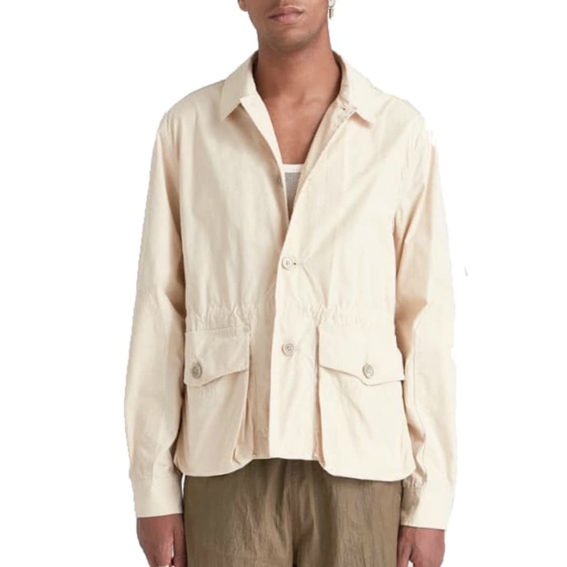 Pre-owned Our Legacy Nwot 48/m - Nicotine Poplin Shirt Jacket